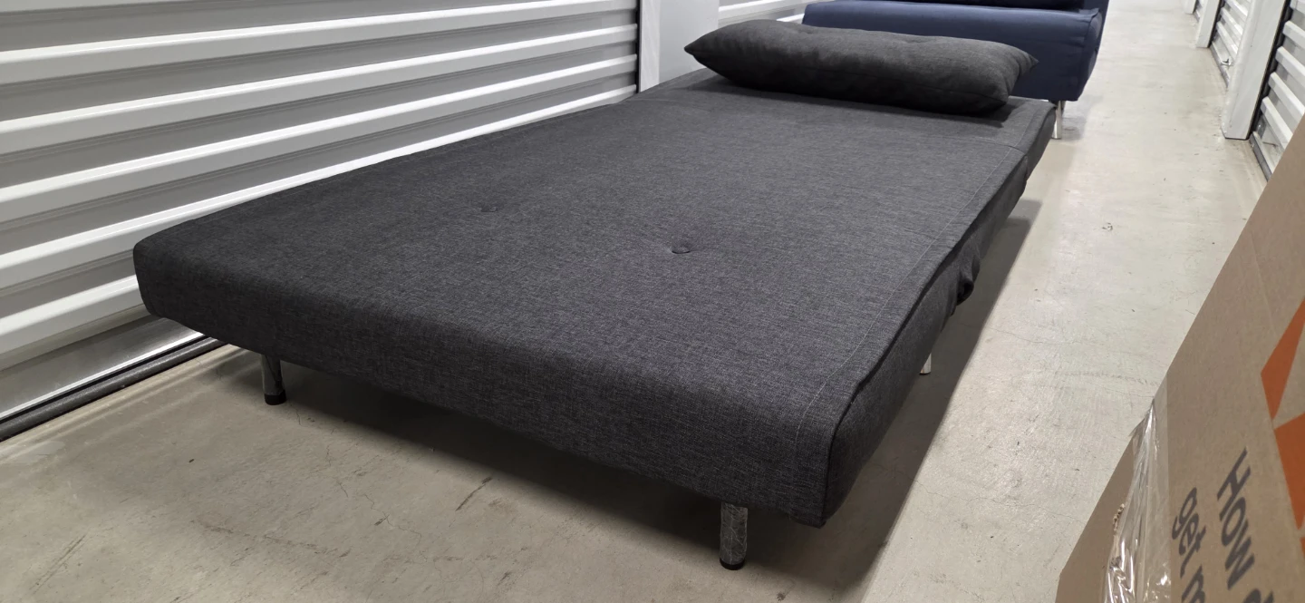 Dark Gray Futon Chair / Sofa Bed - photo 2
