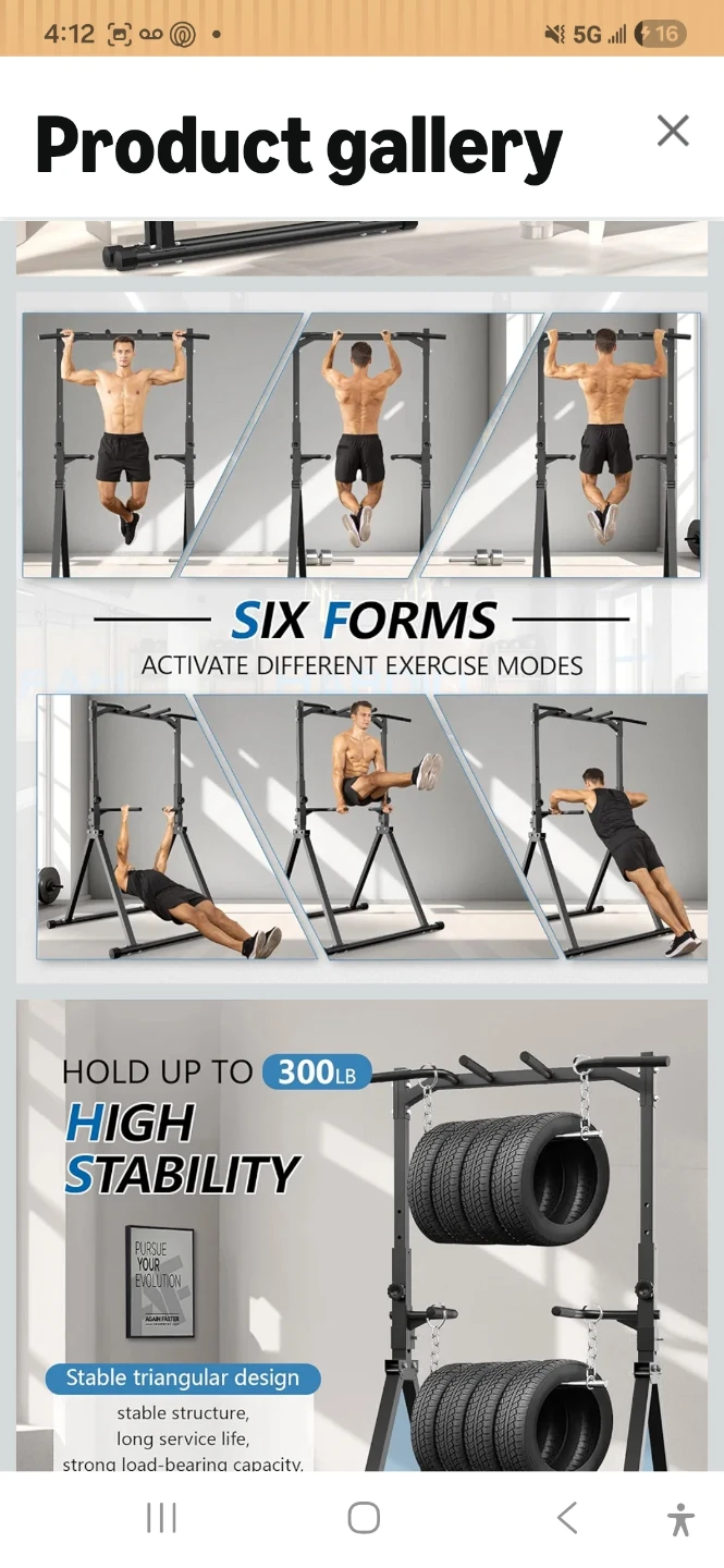 Adjustable Power Tower Workout Station - photo 4
