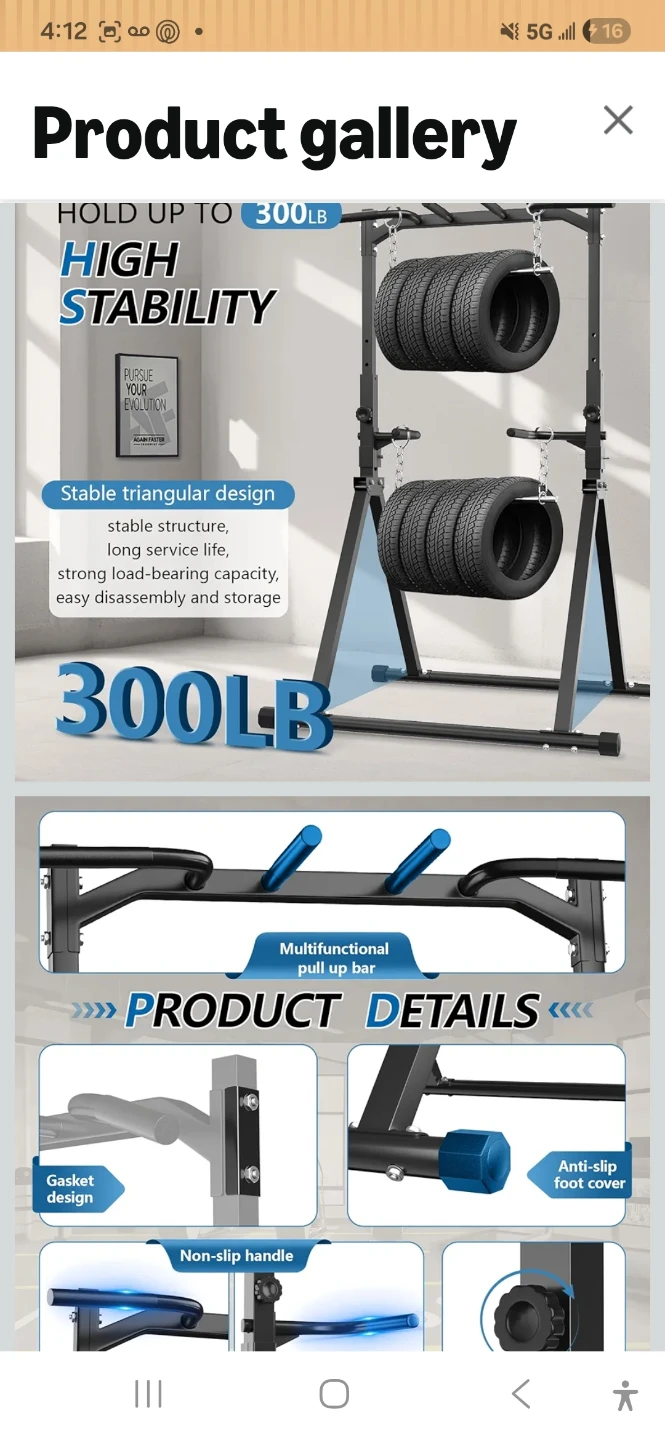 Adjustable Power Tower Workout Station - photo 5