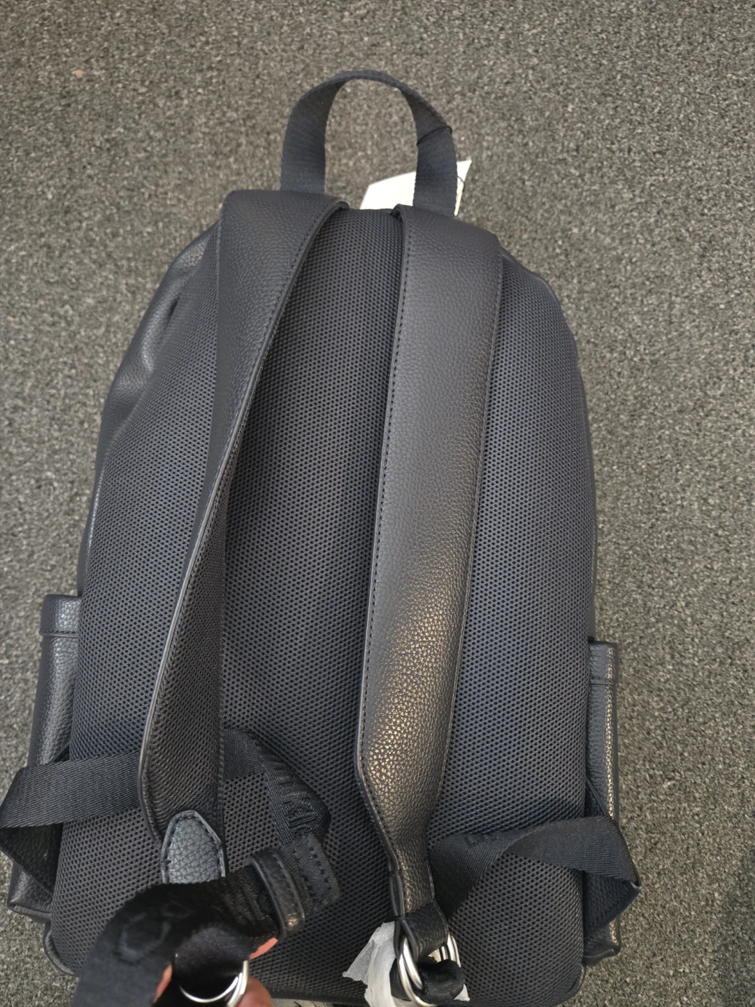 Calvin Klein Black Pebble Grain Backpack - photo 4