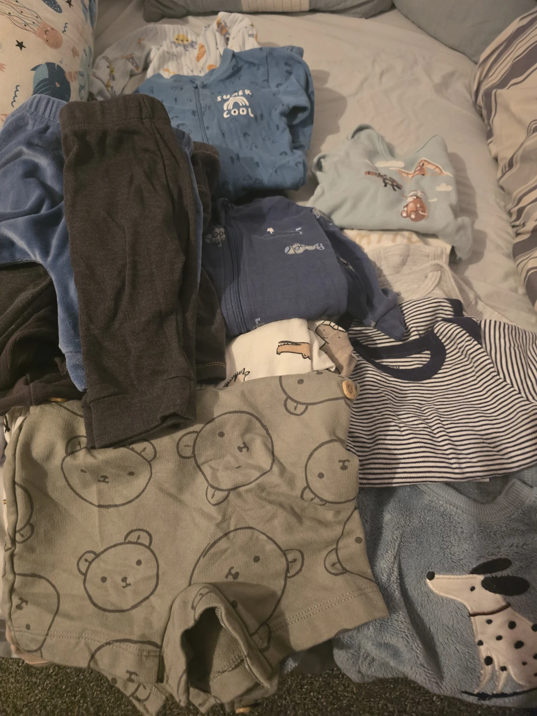 Baby Sleepers and Clothing Bundle