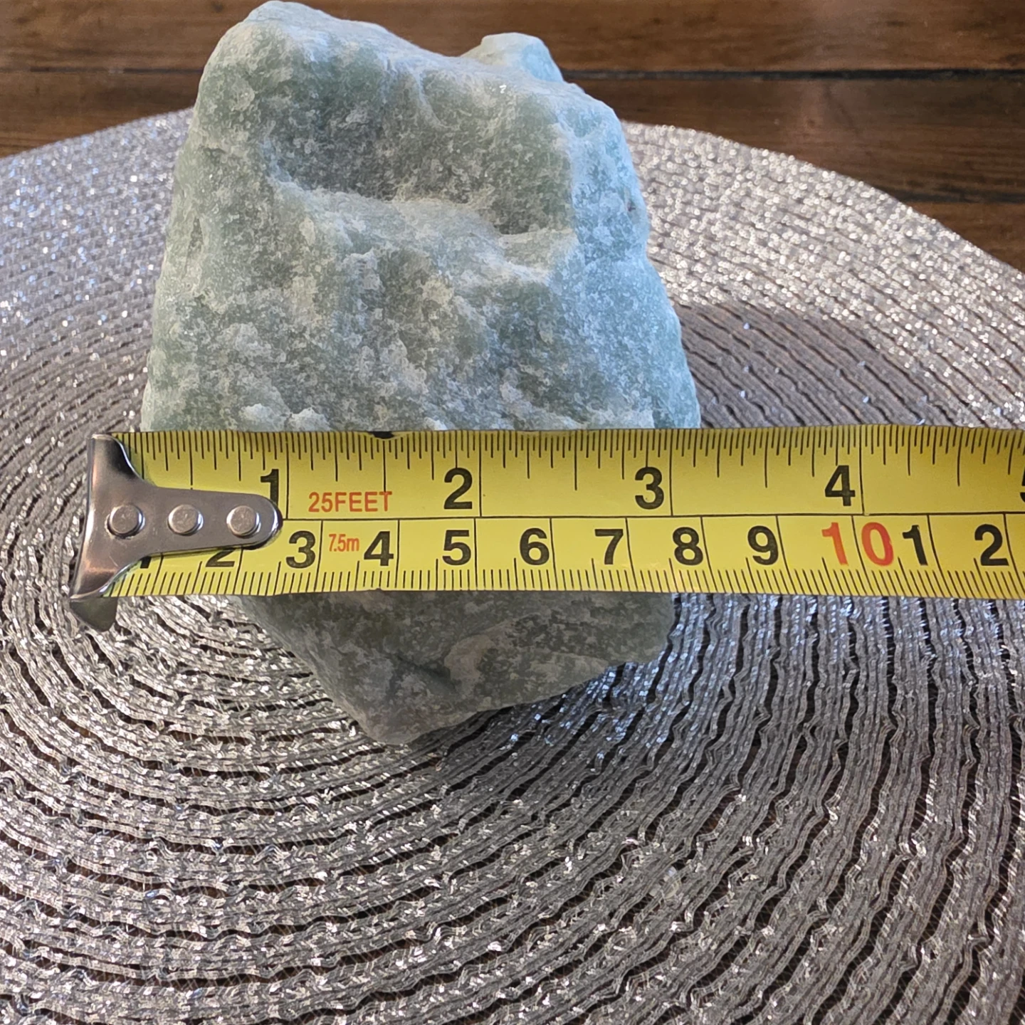 Large Green Quartz Crystal Rock - EUC - photo 2
