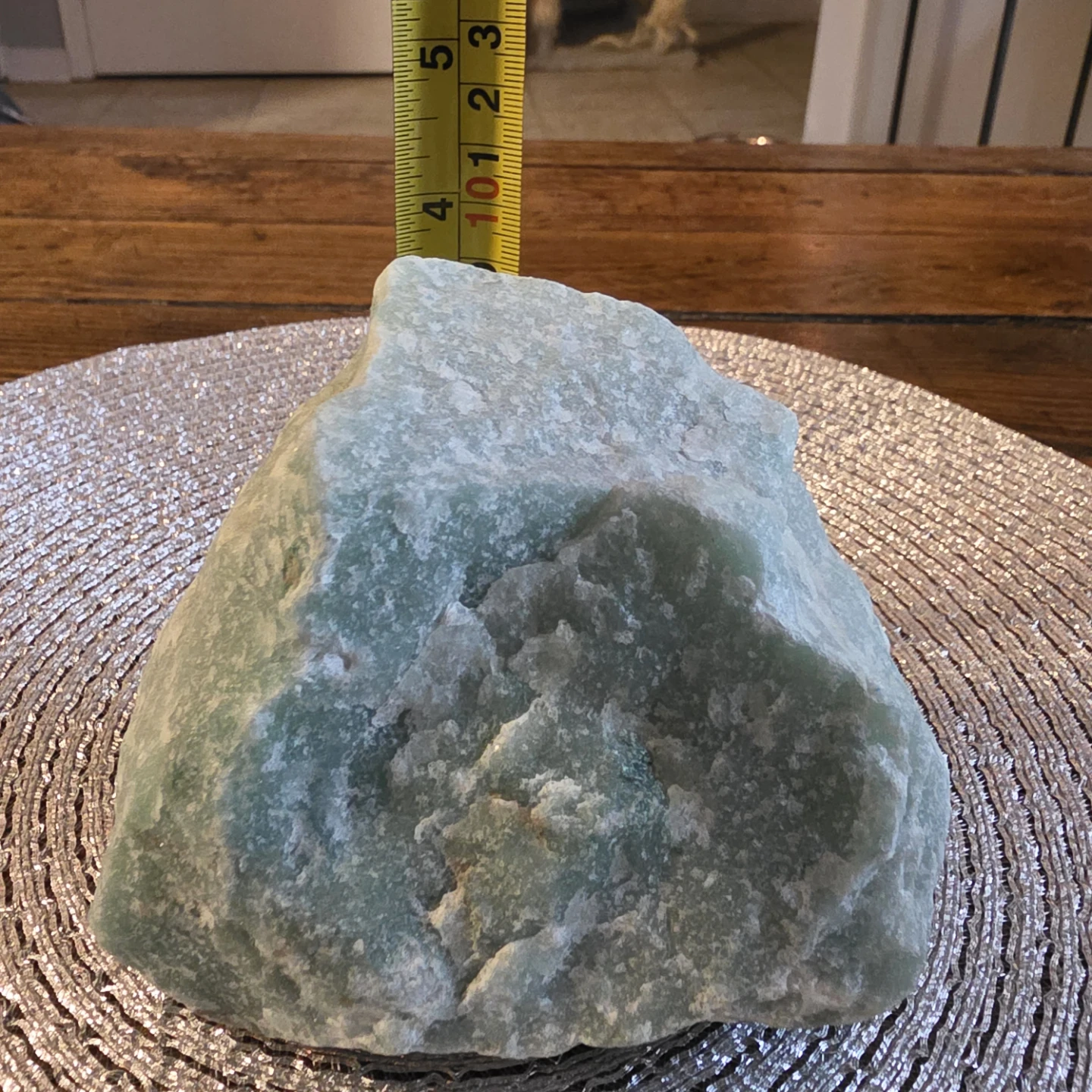 Large Green Quartz Crystal Rock - EUC - photo 3