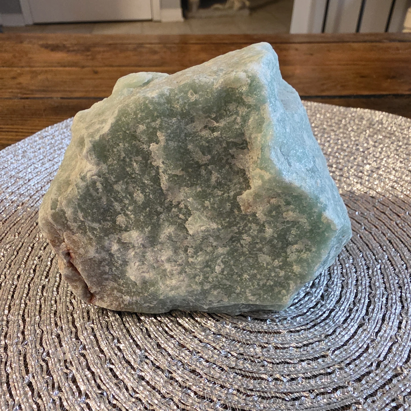 Large Green Quartz Crystal Rock - EUC - photo 4