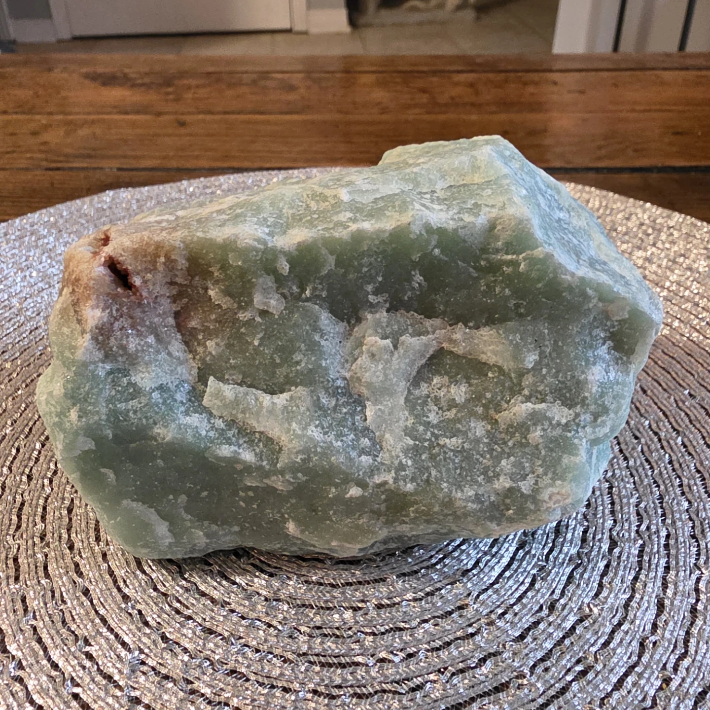 Large Green Quartz Crystal Rock - EUC - photo 5