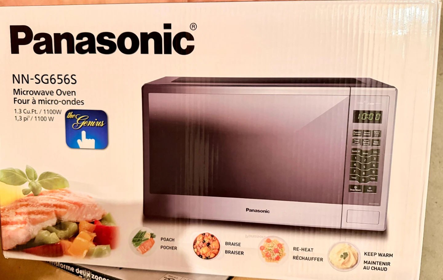 Panasonic NN-SG656S Microwave Oven 1.3 Cu.Ft. / 1100W