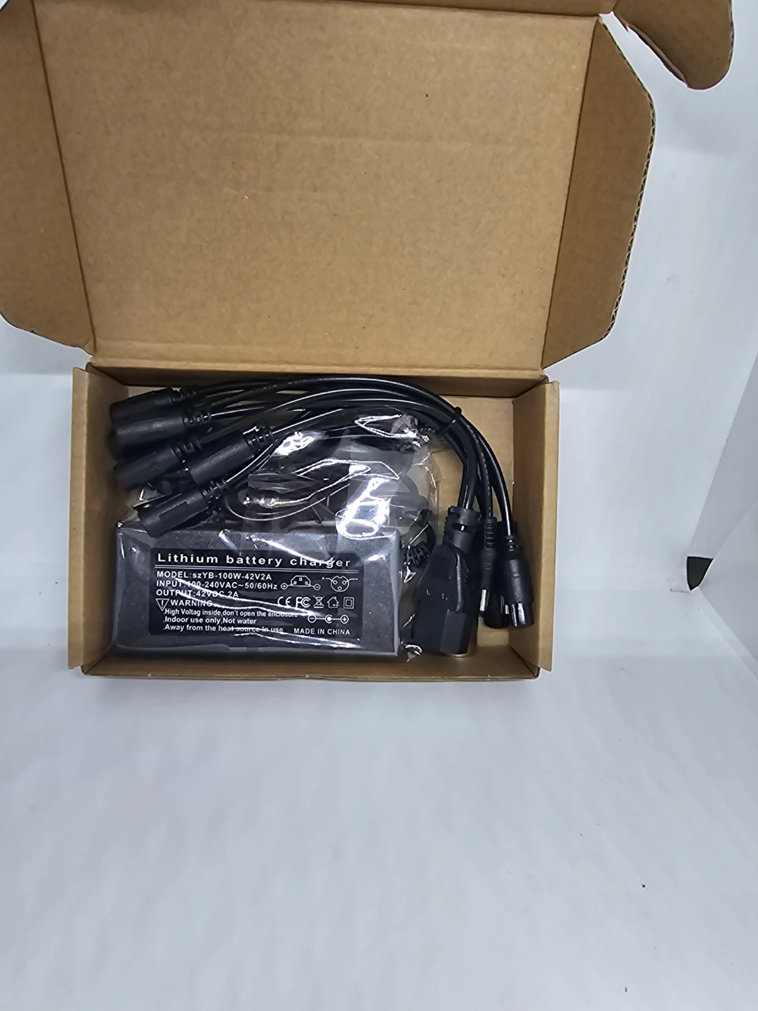 Scooters Lithium Battery Charger 42V 2A - photo 2