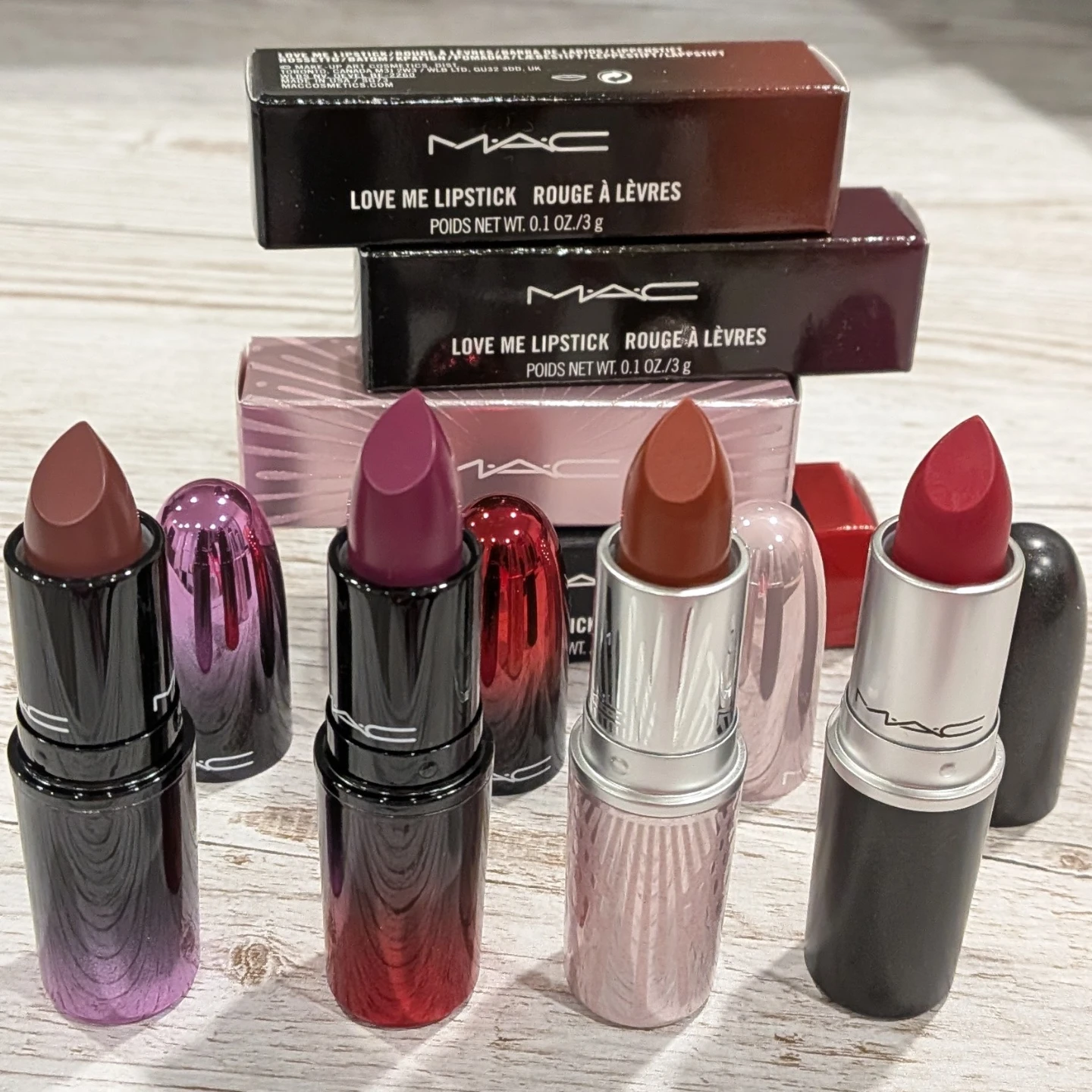 Bundle of MAC Love Me Lipsticks