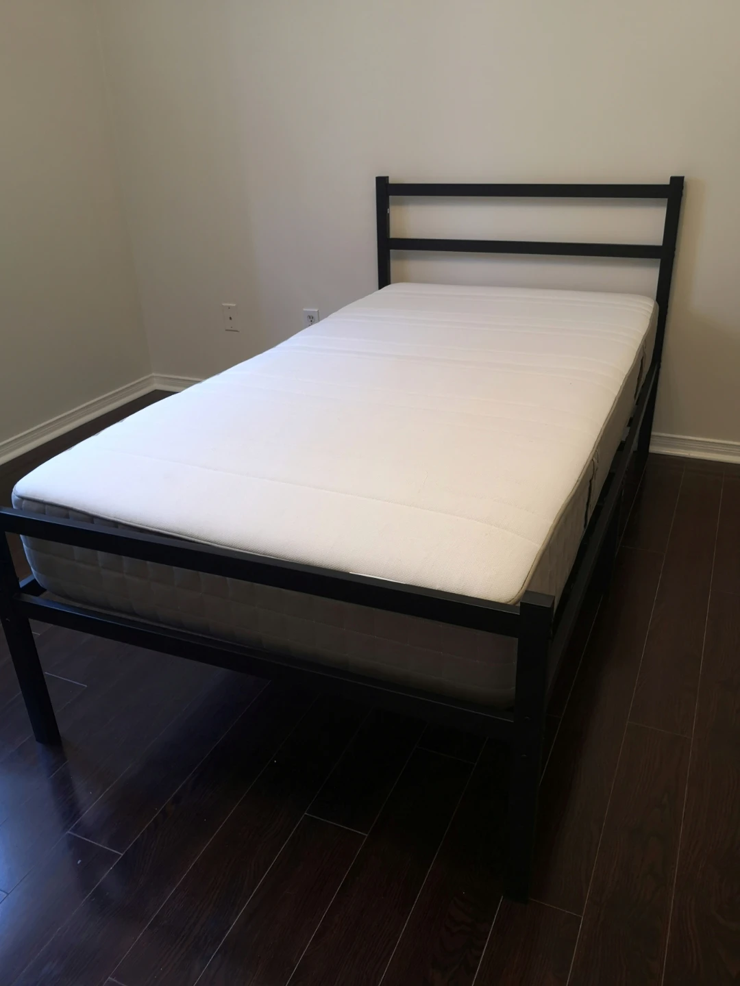 IKEA Bed Frame and Mattress Set - photo 2