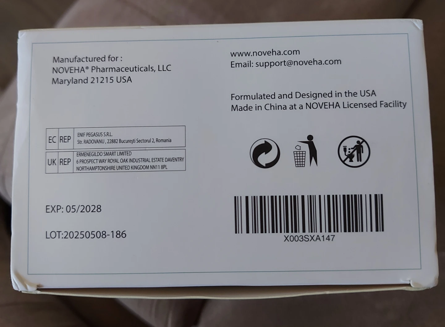 Noveha Tea Tree Eyelid Cleansing Wipes  (49 remaining) - photo 3
