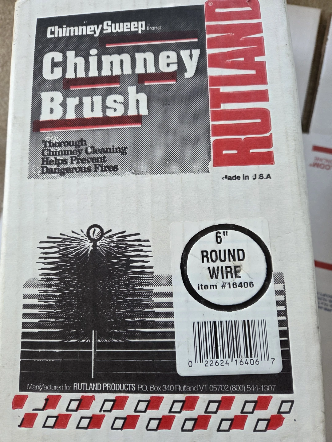Rutland 8" Chimney Cleaning Brush Kit with Rods - photo 4