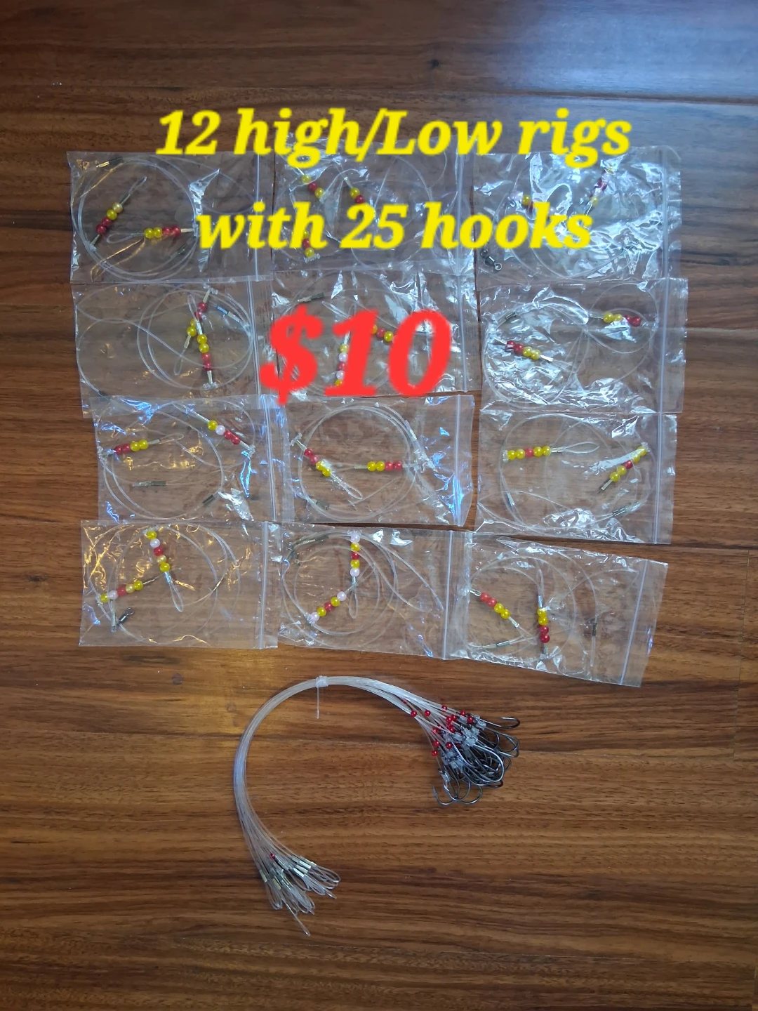 12 rigs+25 hooks,High/Low Rigs - photo 2