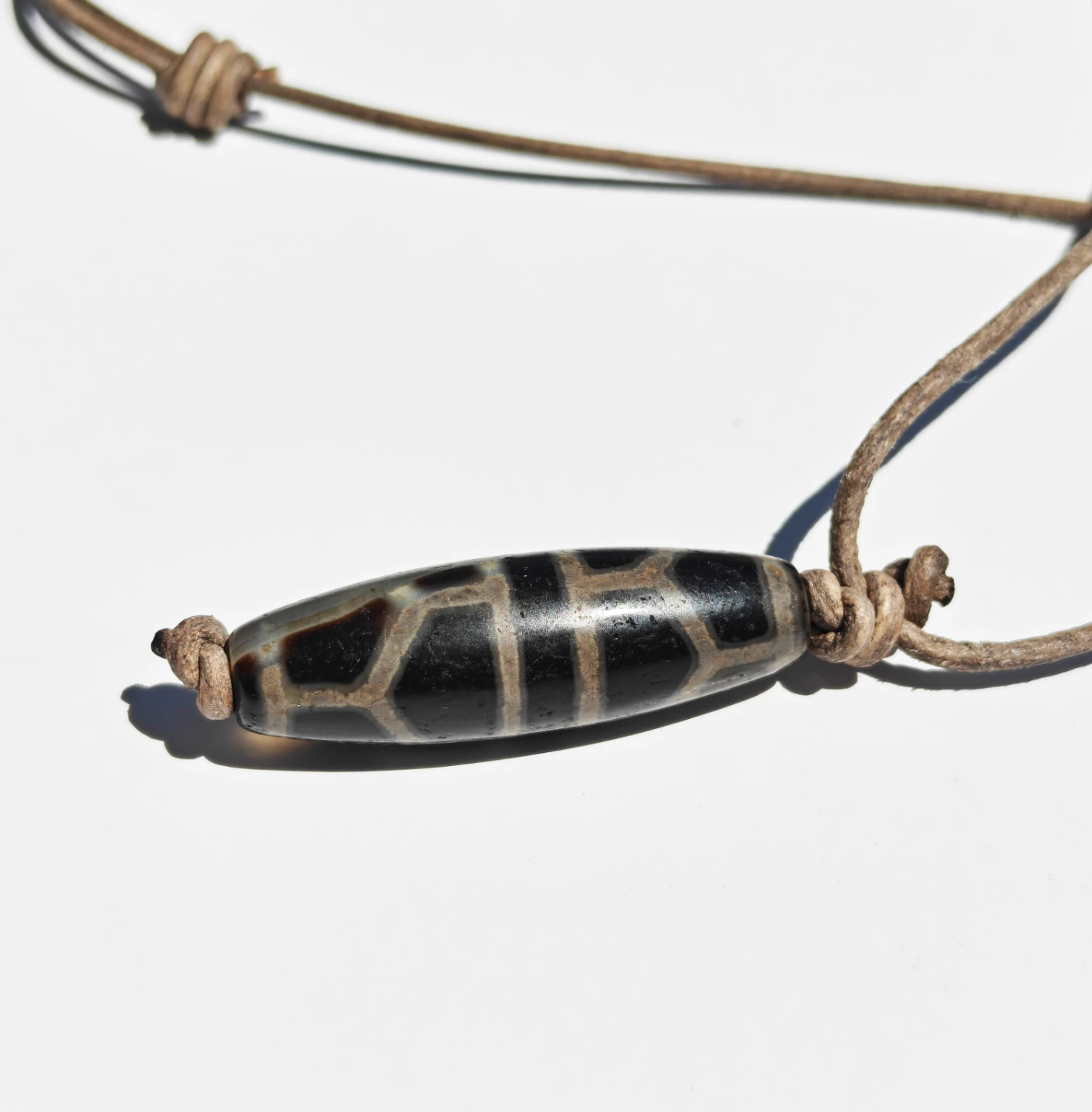 Tibetan Dzi Bead Necklace