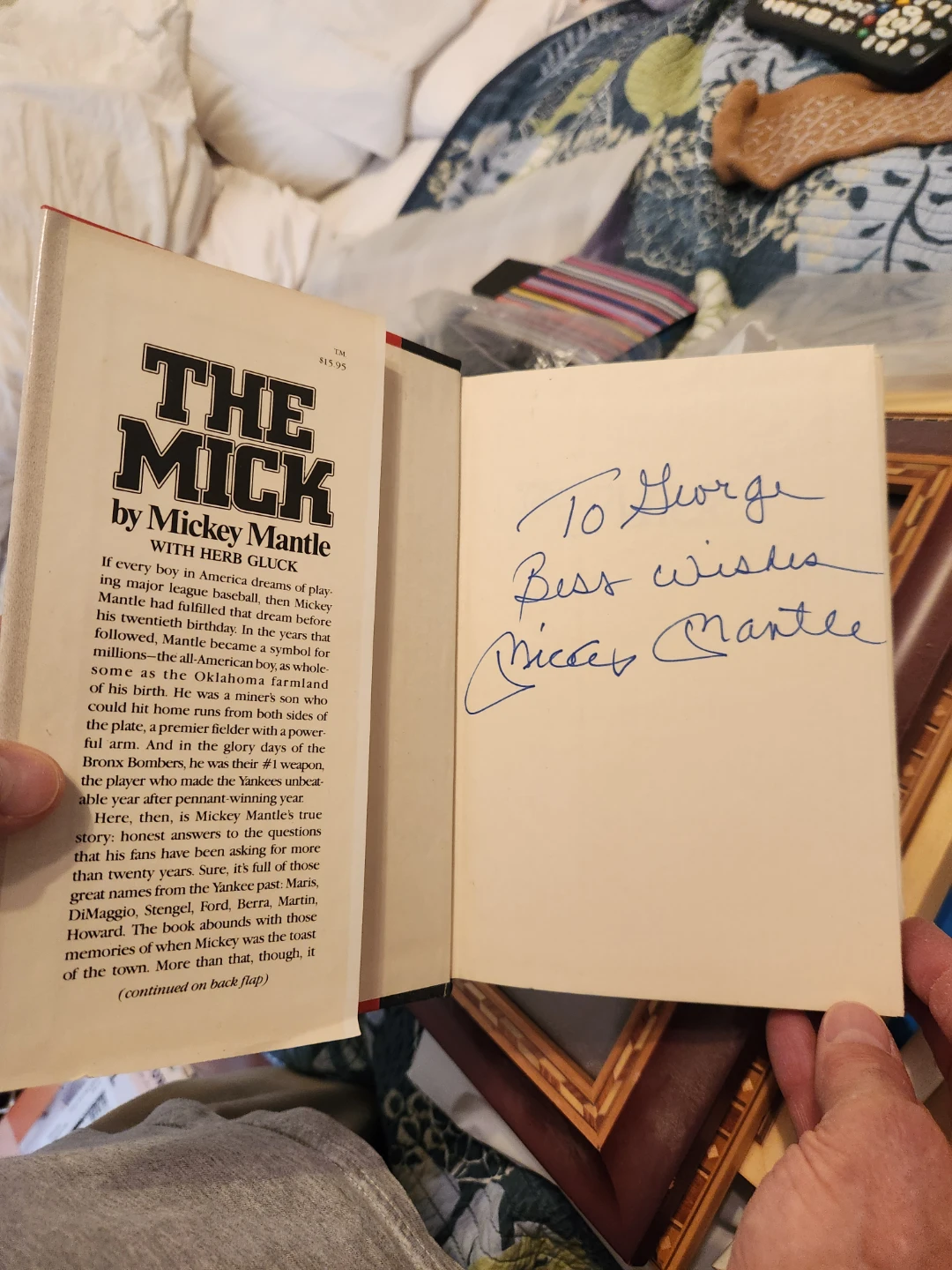 The Mick by Mickey Mantle - Signed
