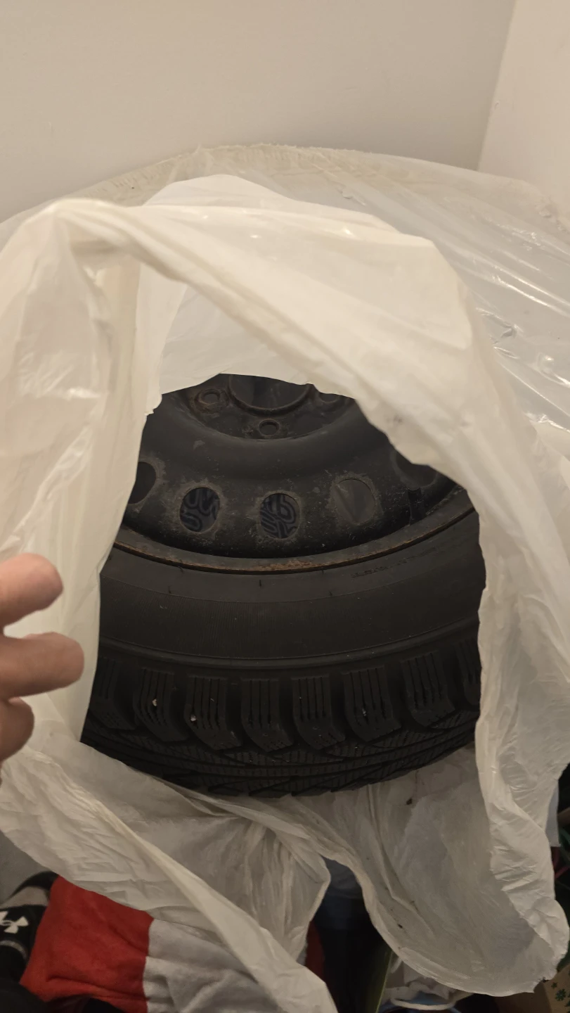 Near-New Winter Tire Package (Snow Tires on Steel Rims) - photo 5