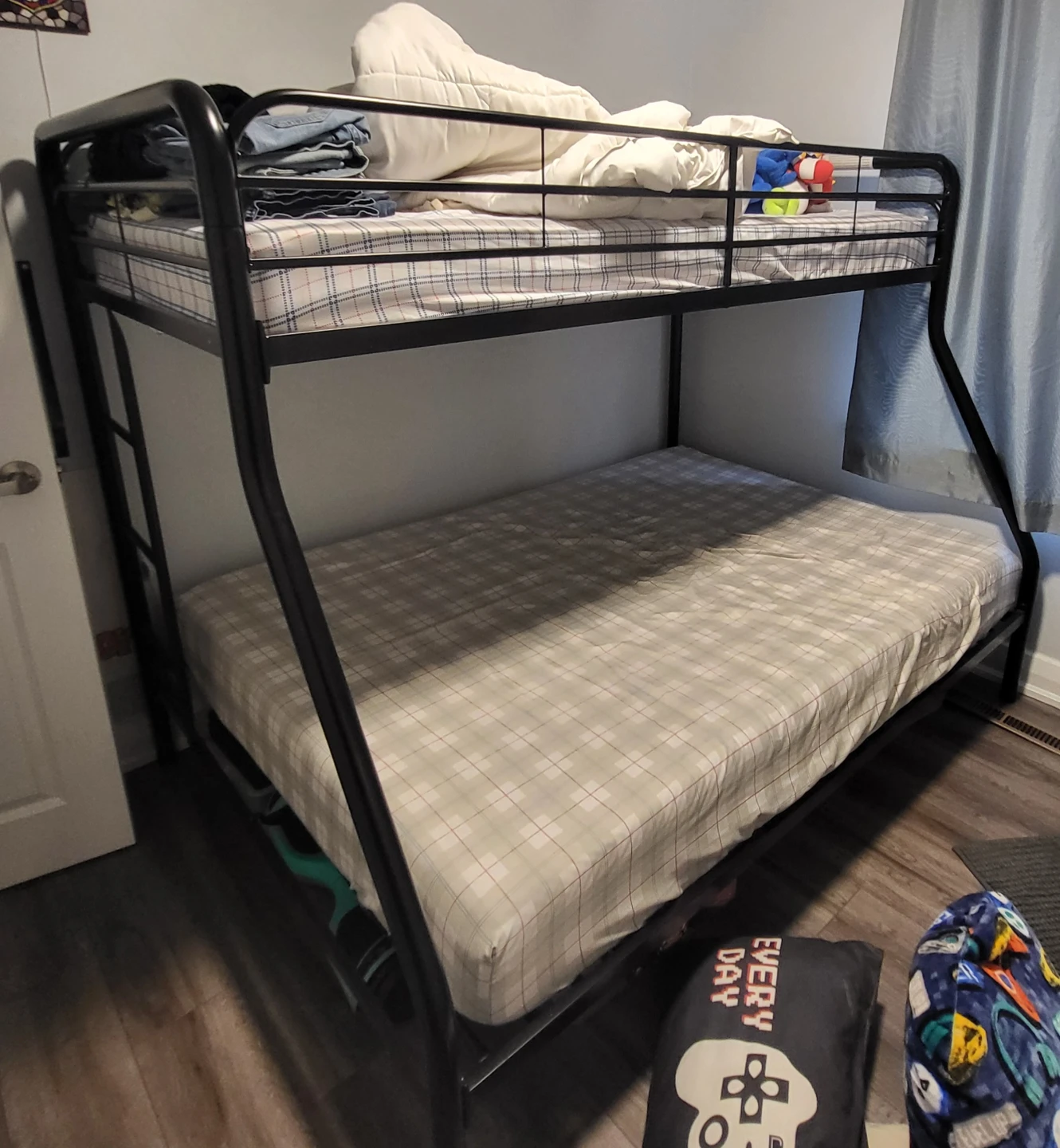 Black Metal Bunk Bed - photo 2