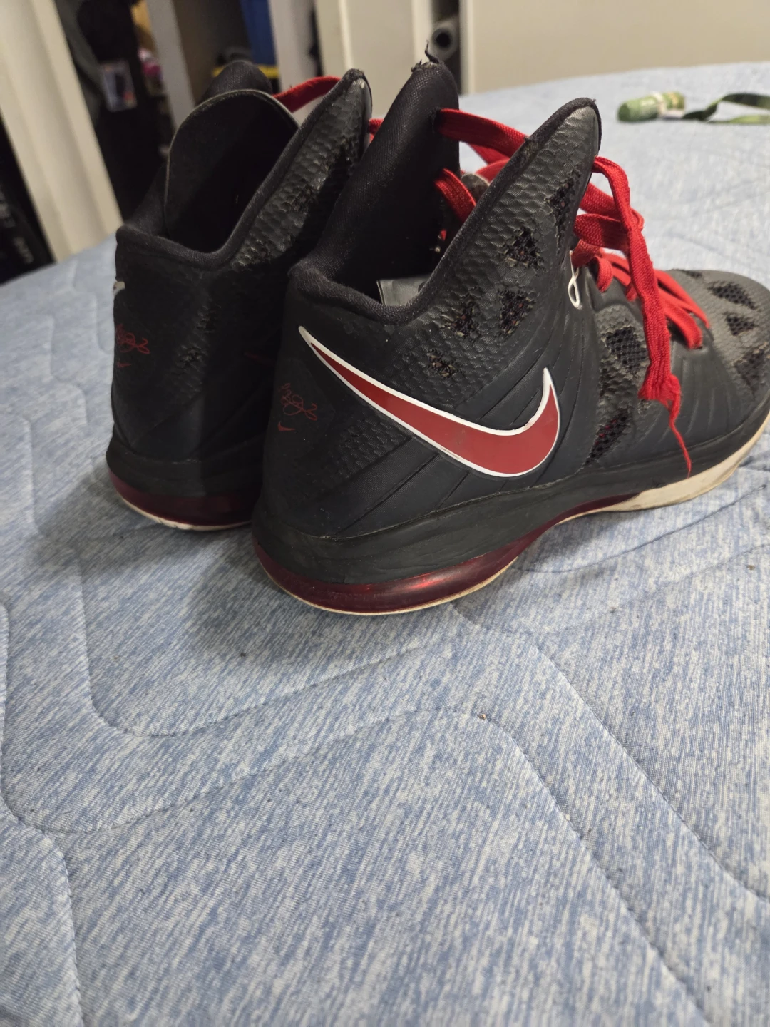 Nike Air Max Basketball Shoes - Black/Red - photo 4