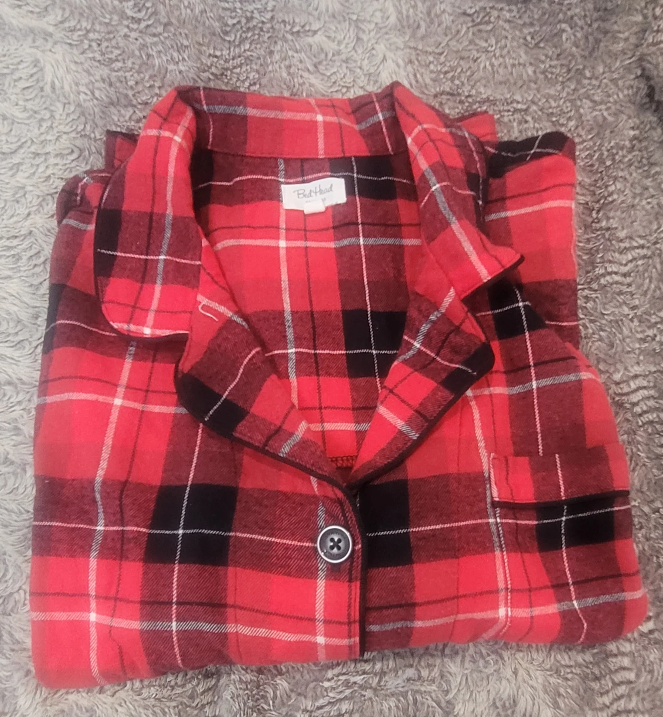 BedHead Flannel Pajama Top