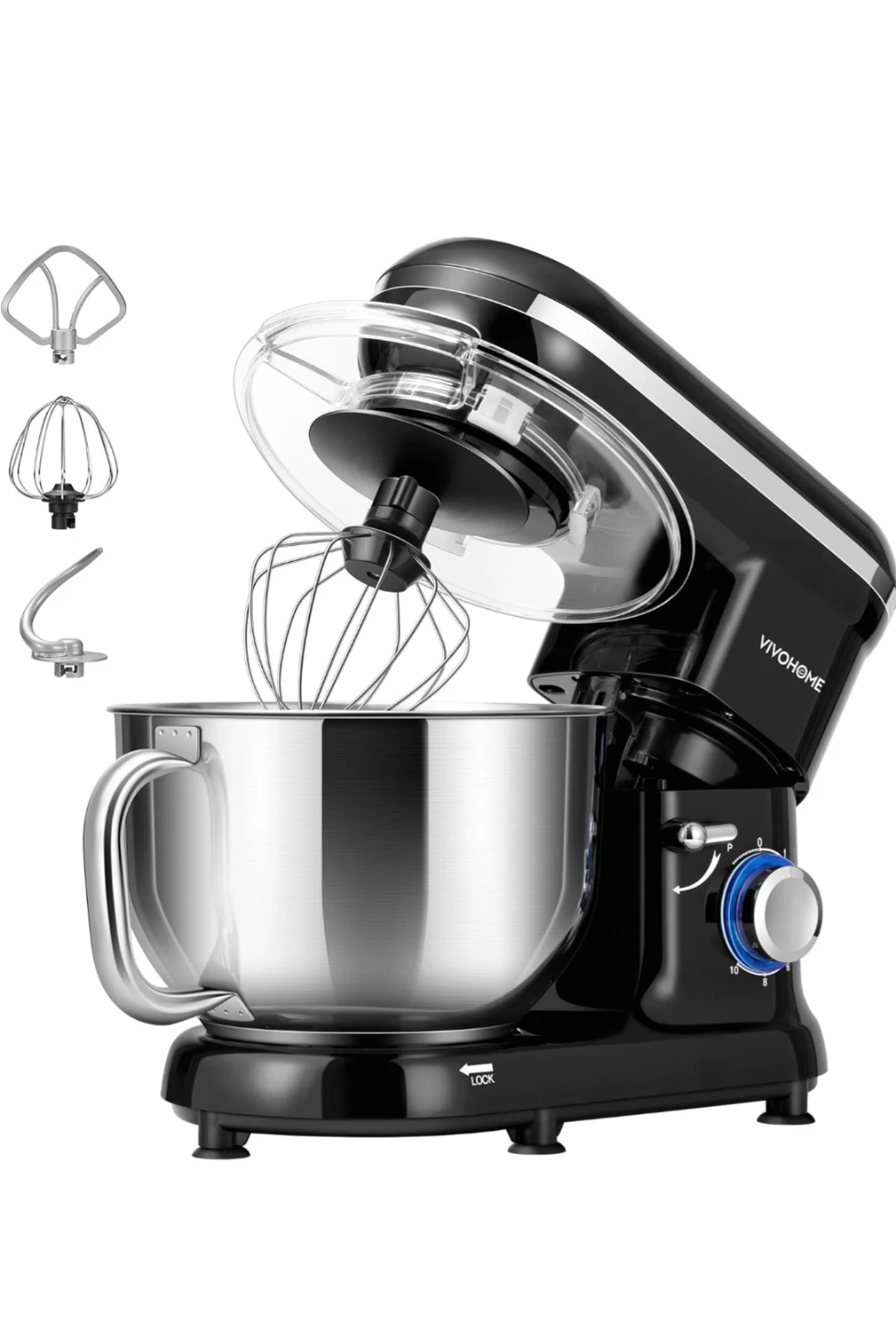 VIVOHOME 4.75QT Stand Mixer - Black - photo 3