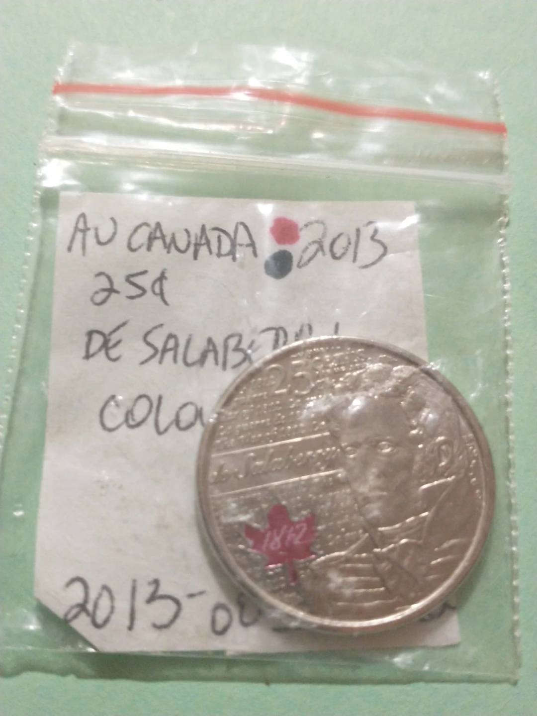 Canada 25 Cent Coin - 2013 - photo 3