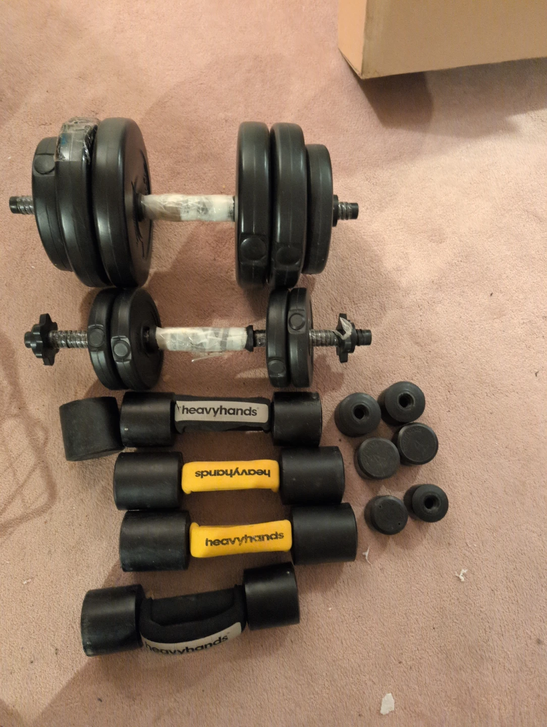 HeavyHands Dumbbell Set pick up from Arbour lake