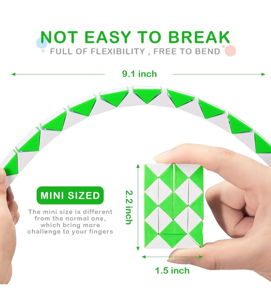 Magic Snake Puzzle Twist Toy (Bulk Lot) 60 packs - photo 2