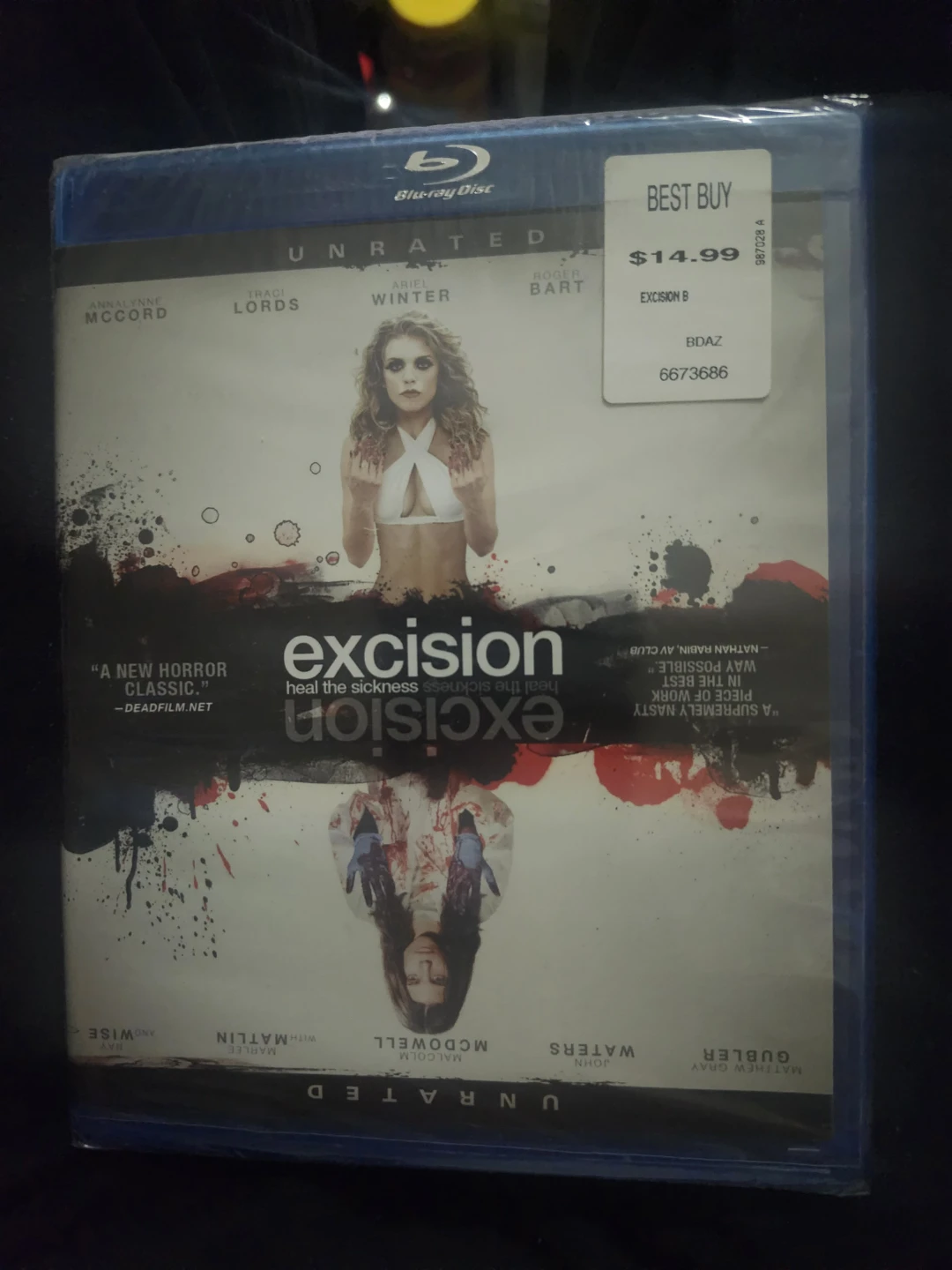Excision Unrated Blu-ray Disc
