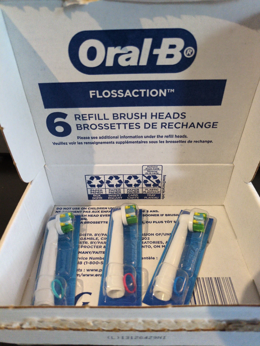 Oral-B FlossAction Refill Brush Heads