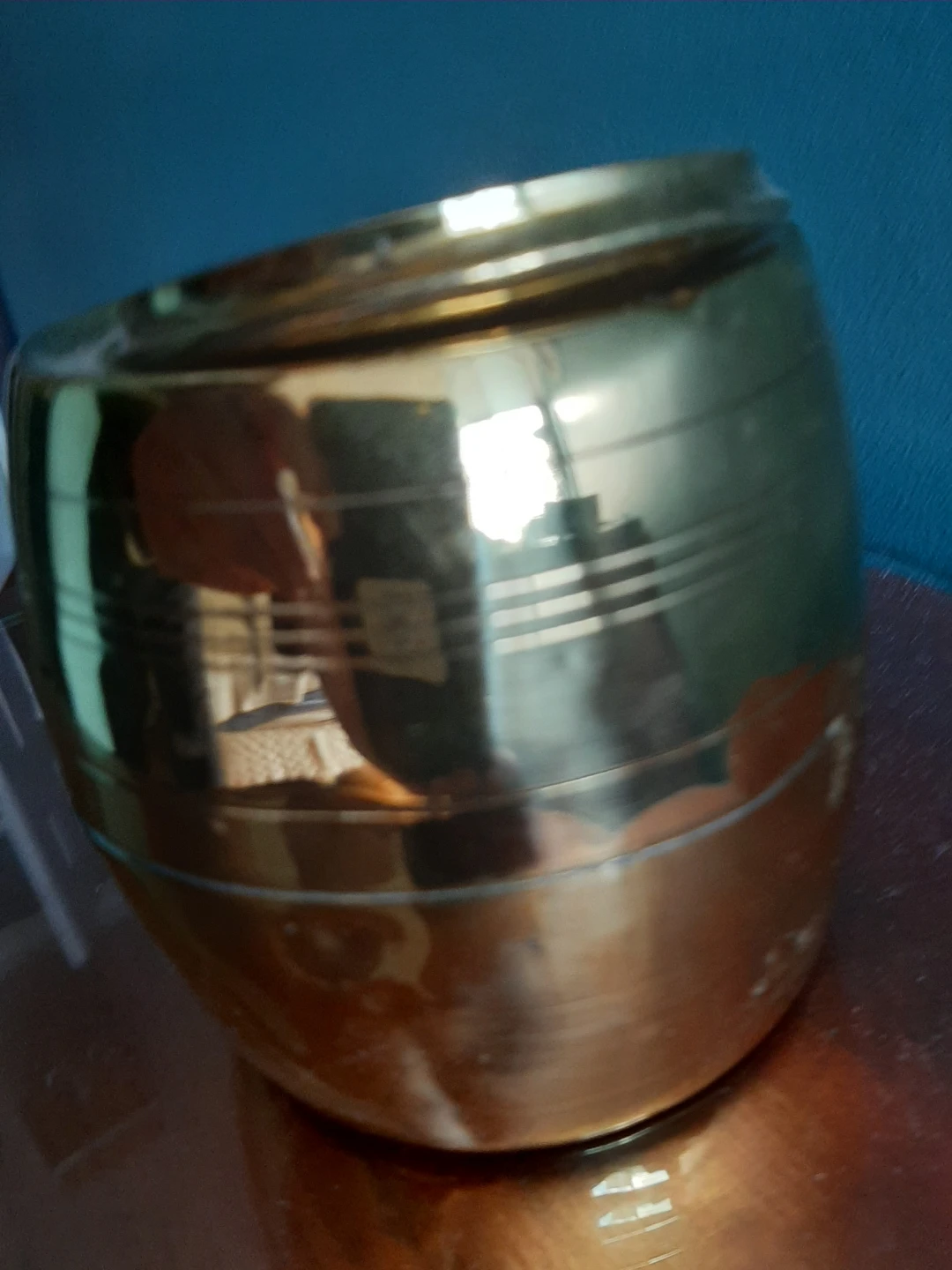 Brass Pot with Lid - photo 2