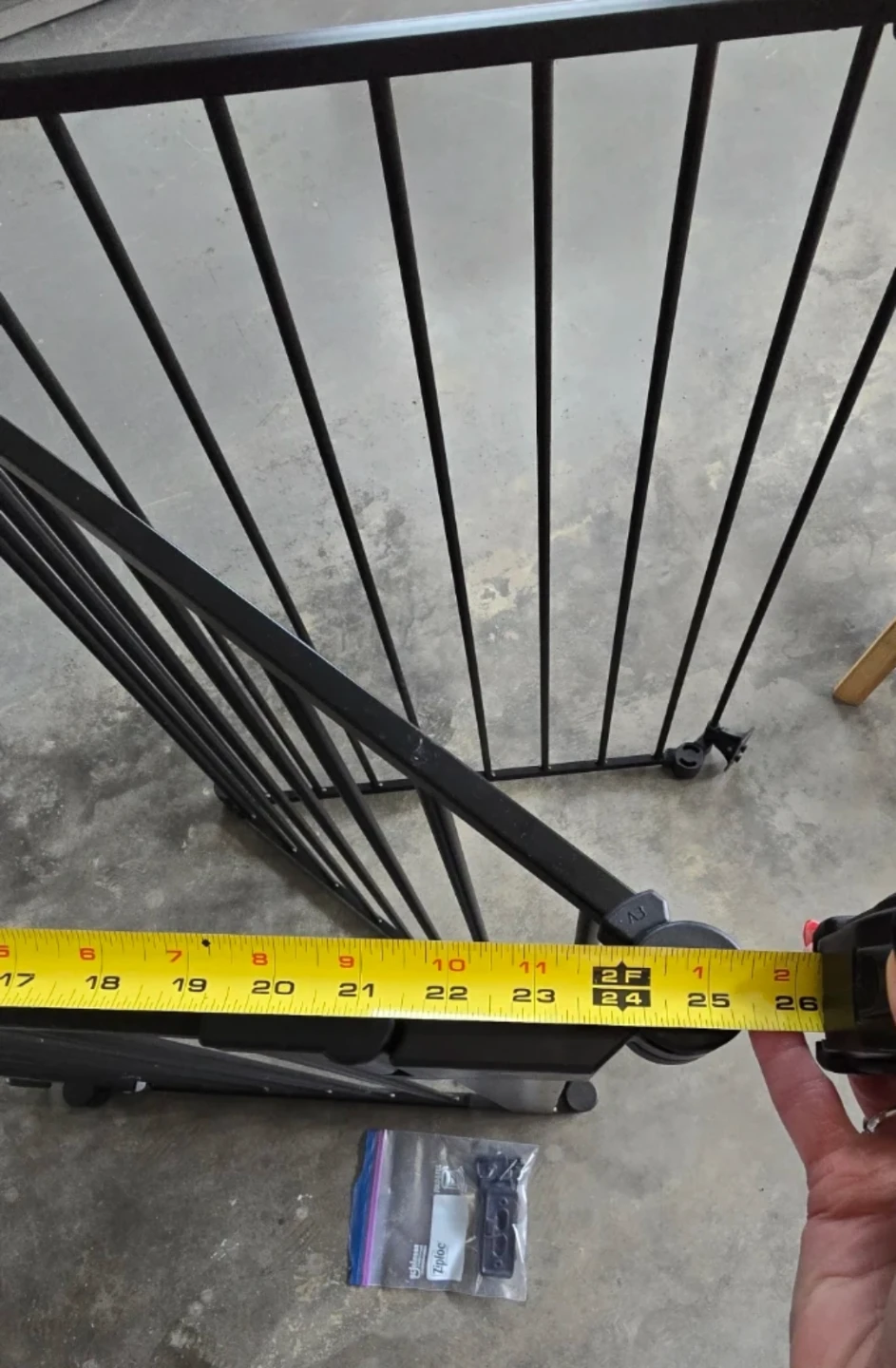 Black Metal Safety Gate - photo 3
