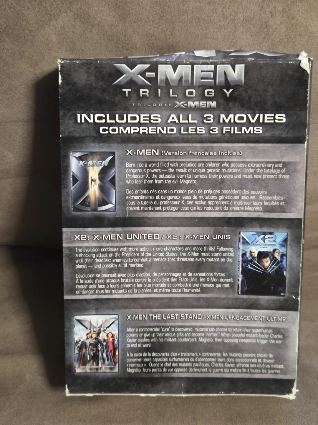 X-Men Trilogy DVD Set - photo 2