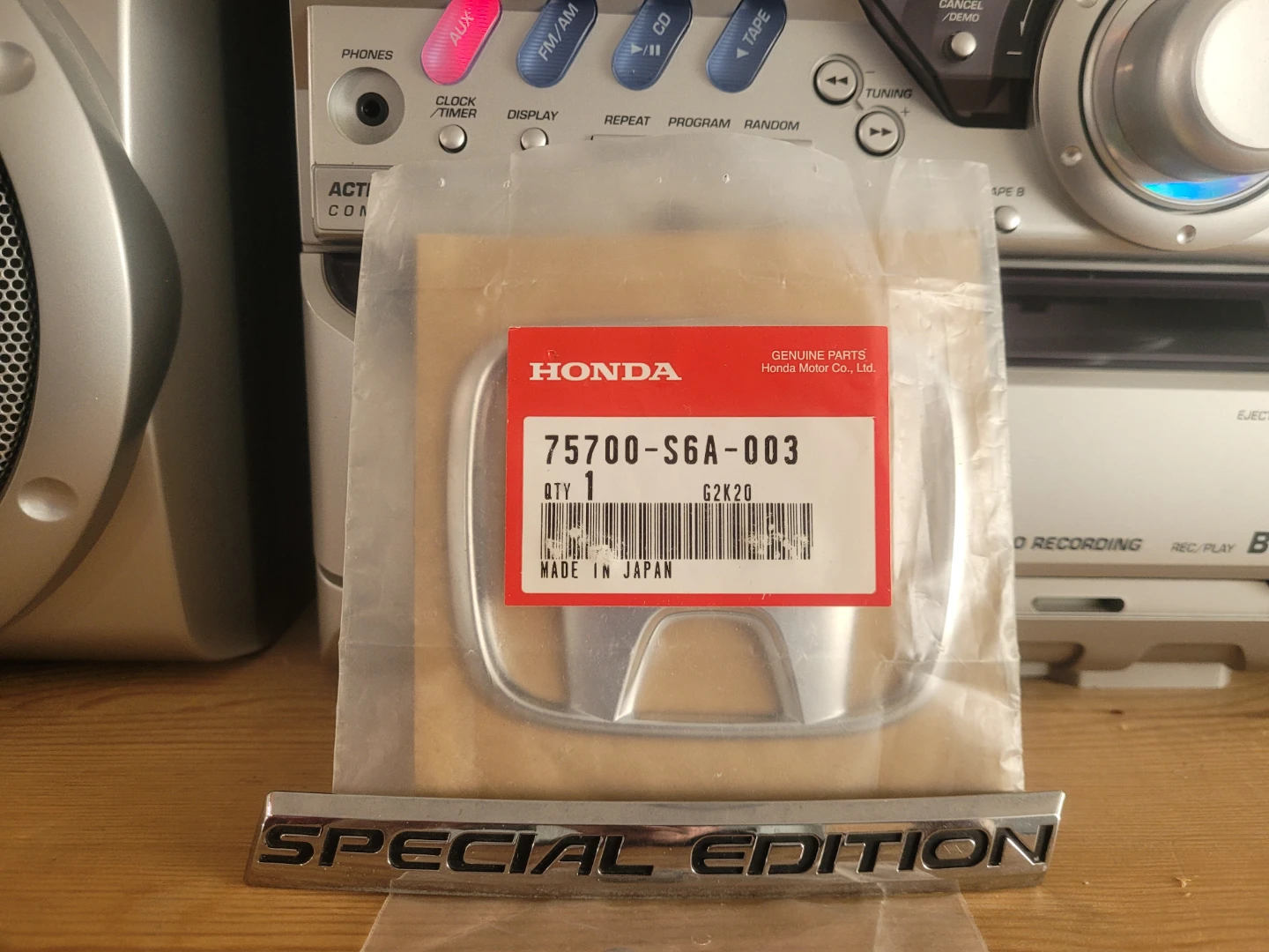 Honda "H" Emblem Badge "Special Edition" "Si" Set - photo 2