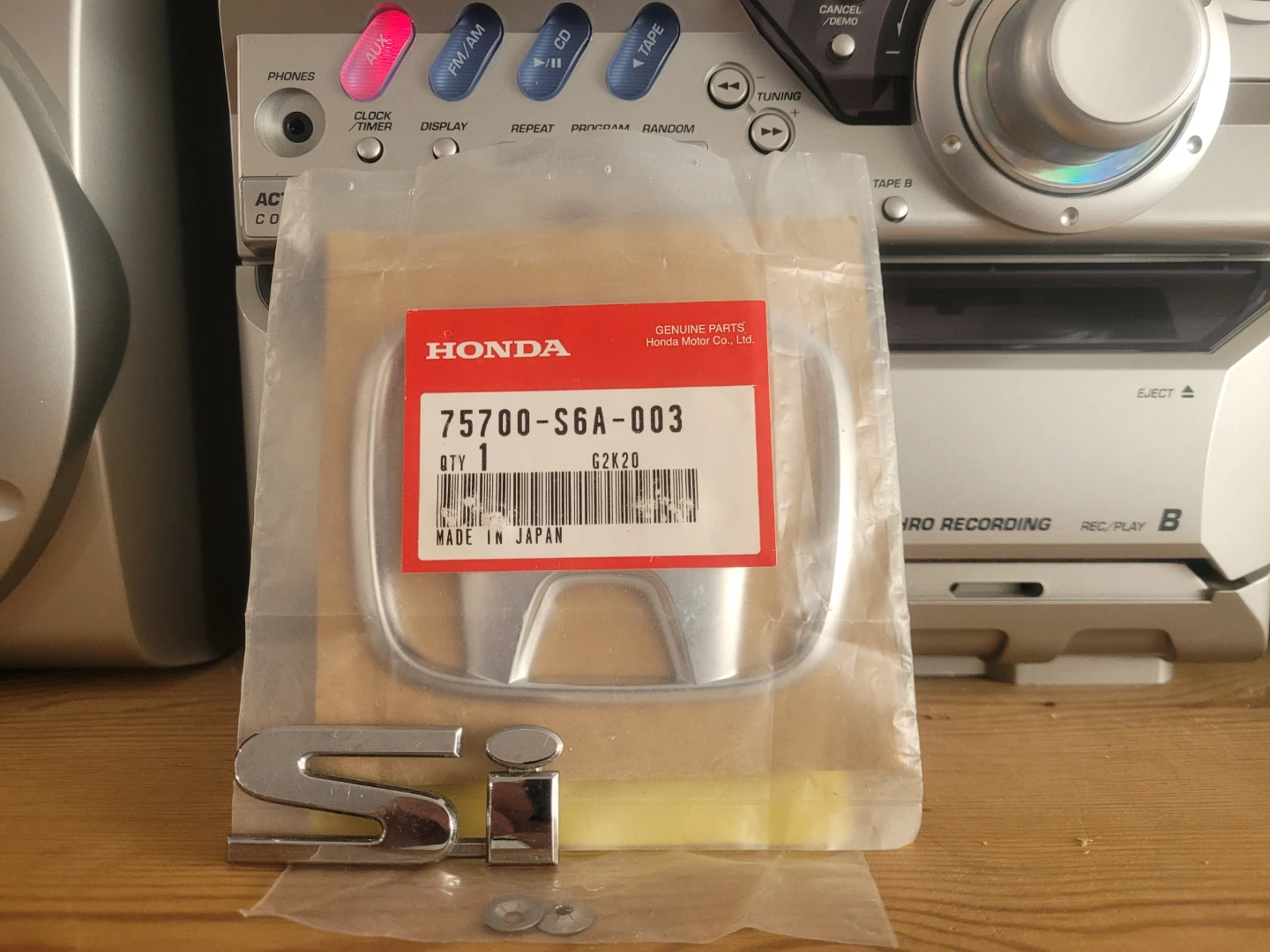Honda "H" Emblem Badge "Special Edition" "Si" Set - photo 3