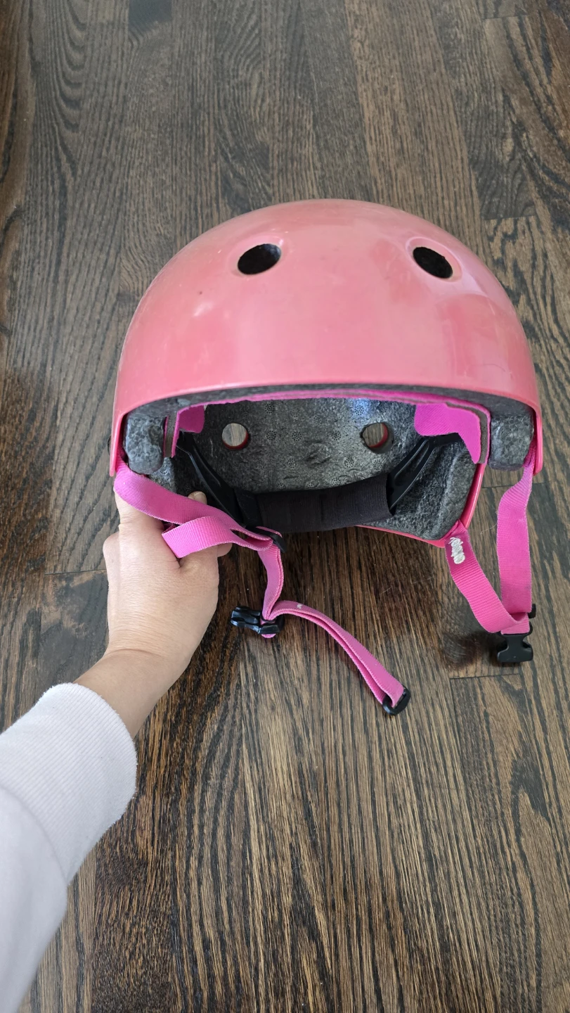 Oxelo Pink Youth Helmet for Skating or Cycling