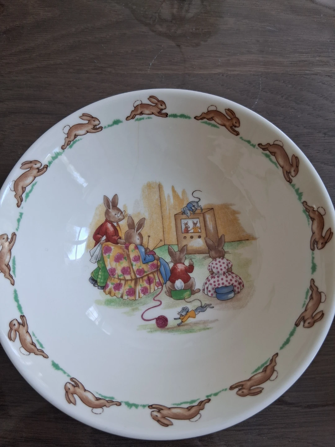 Set of 2 Bunny Themed Ceramic Mugs and Bowl - photo 4