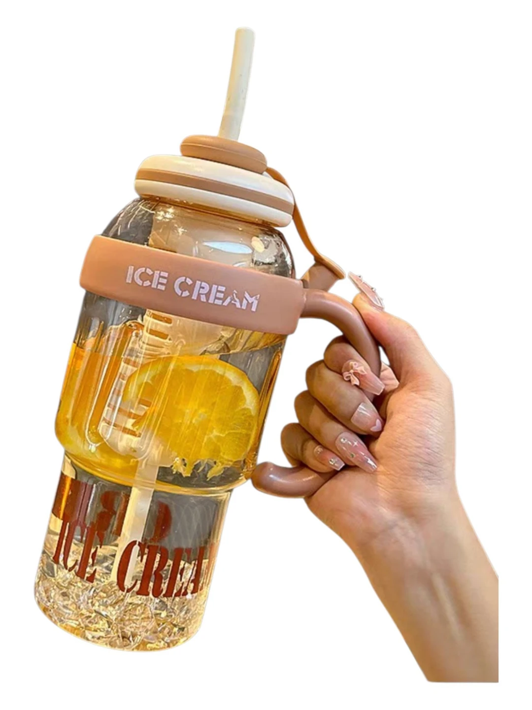 1300ML Ice Cream Cup with Straw - photo 2