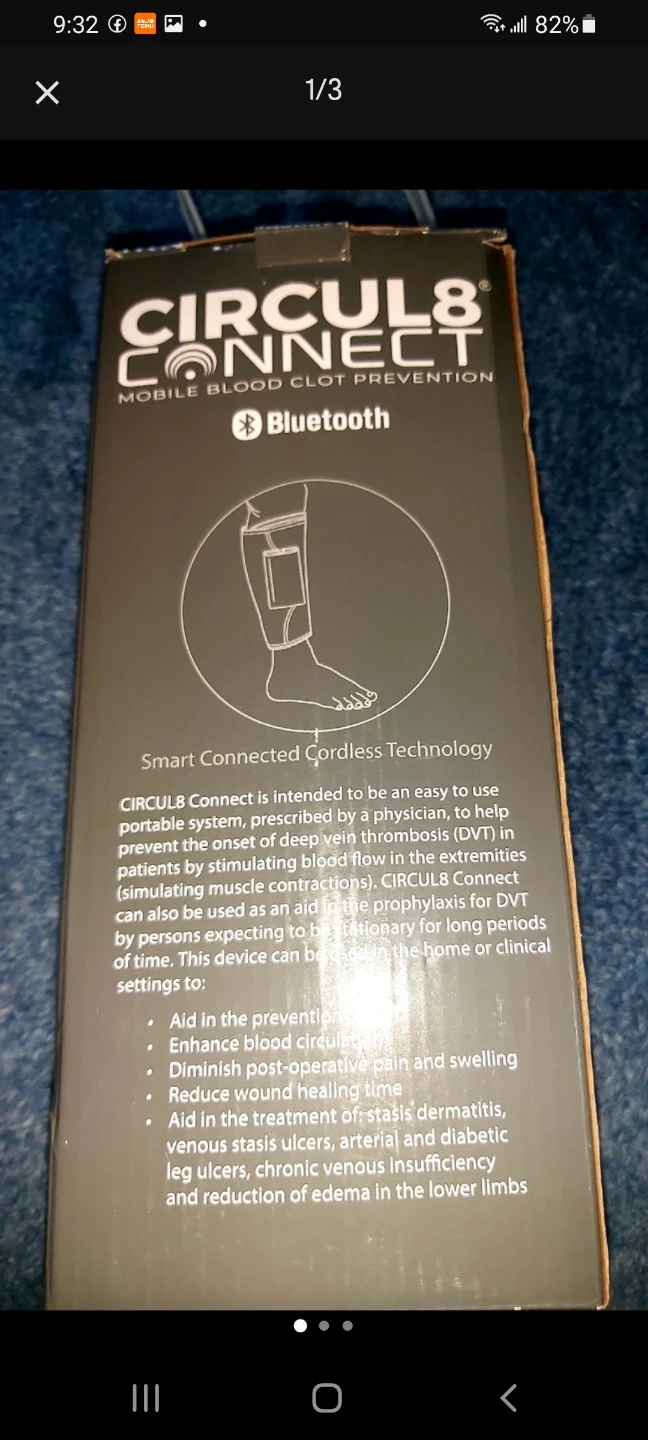 CIRCUL8 CONNECT Mobile Blood Clot Prevention Device - photo 2