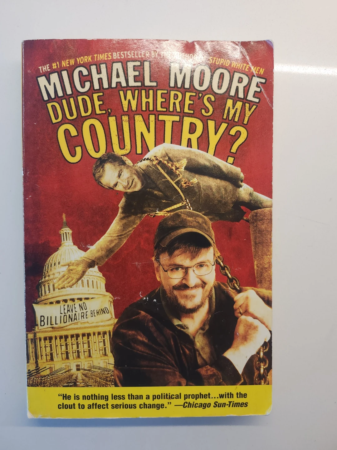 Michael Moore Dude, Where's My Country? Book