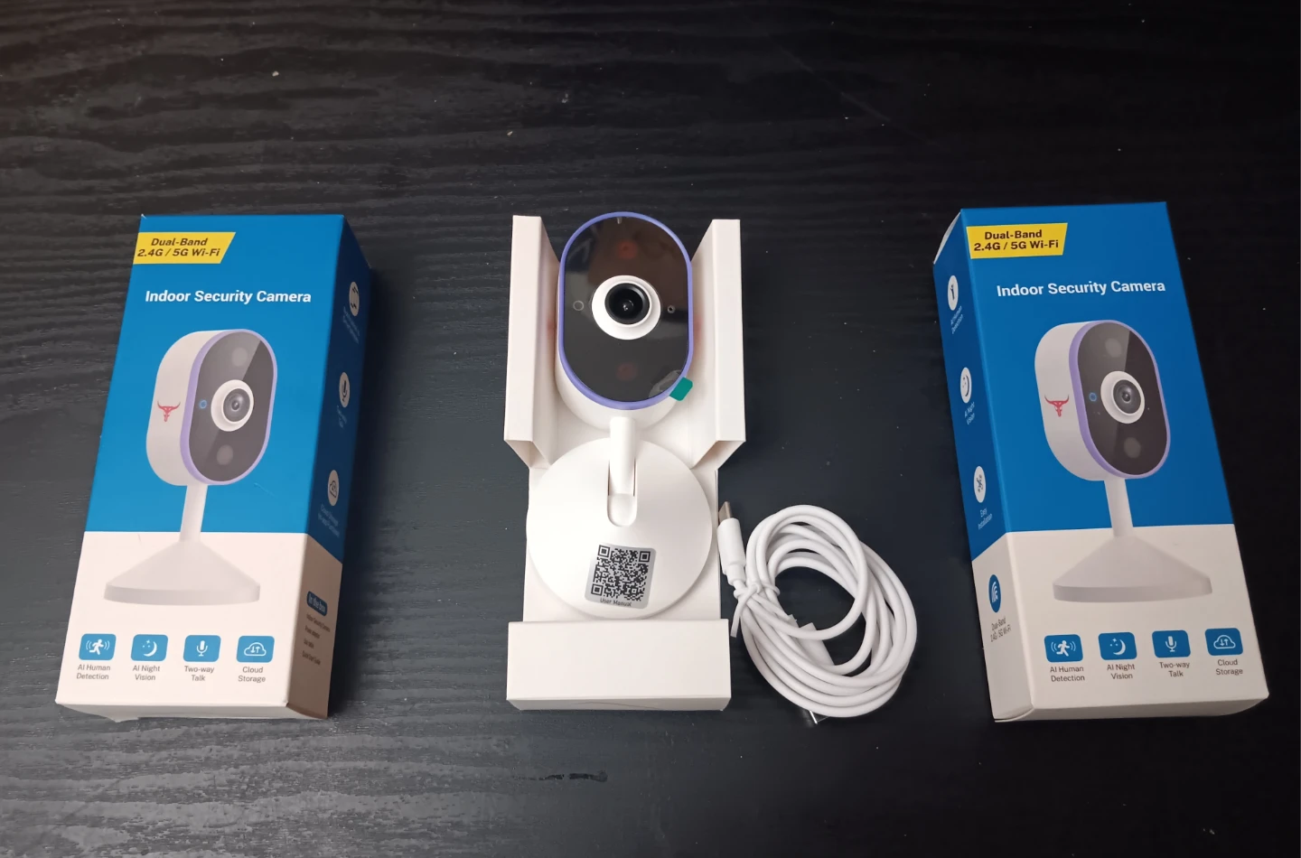 Kement Indoor Security Camera - Dual-Band 2.4G/5G Wi-Fi (EACH)