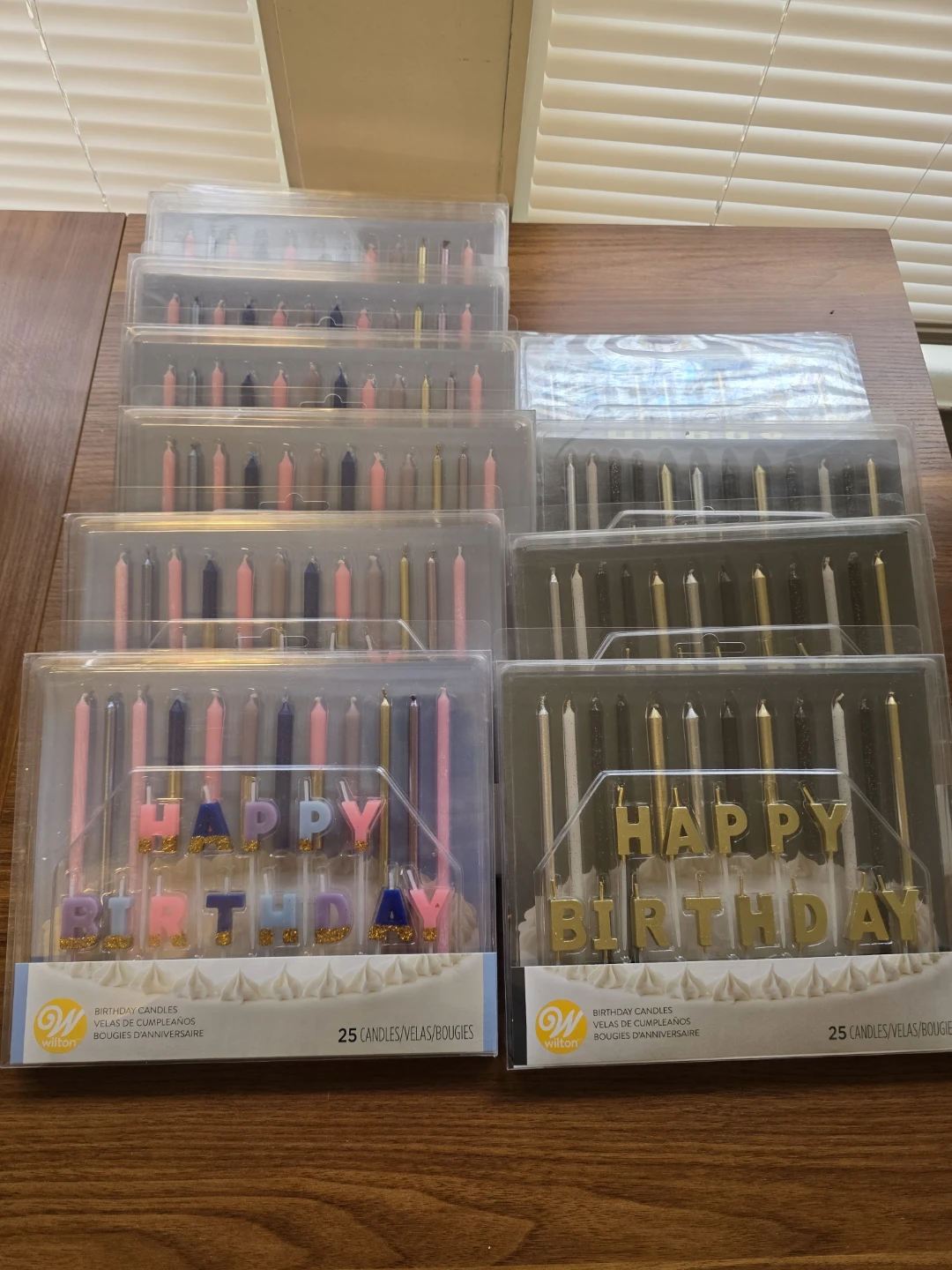 Happy Birthday Candle Sets - 11 Packs for $5