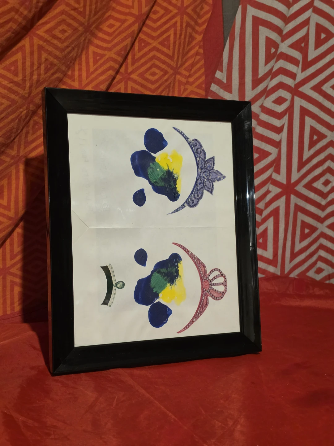 Black Picture Frame with Artwork - photo 2