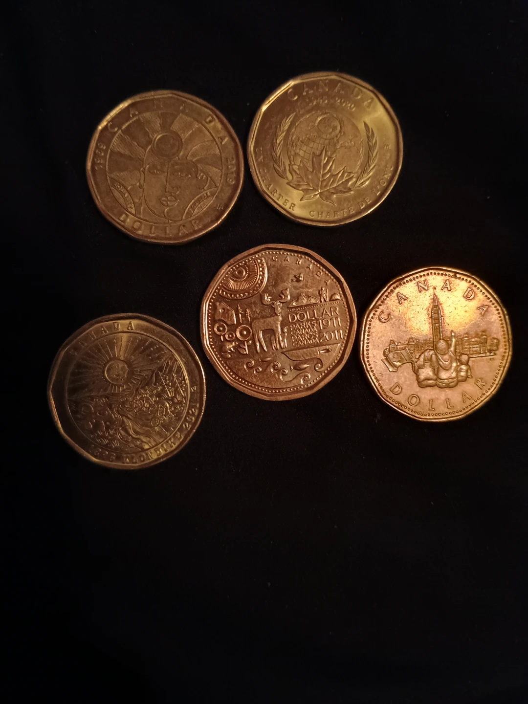 Collection of Canadian Dollar Coins