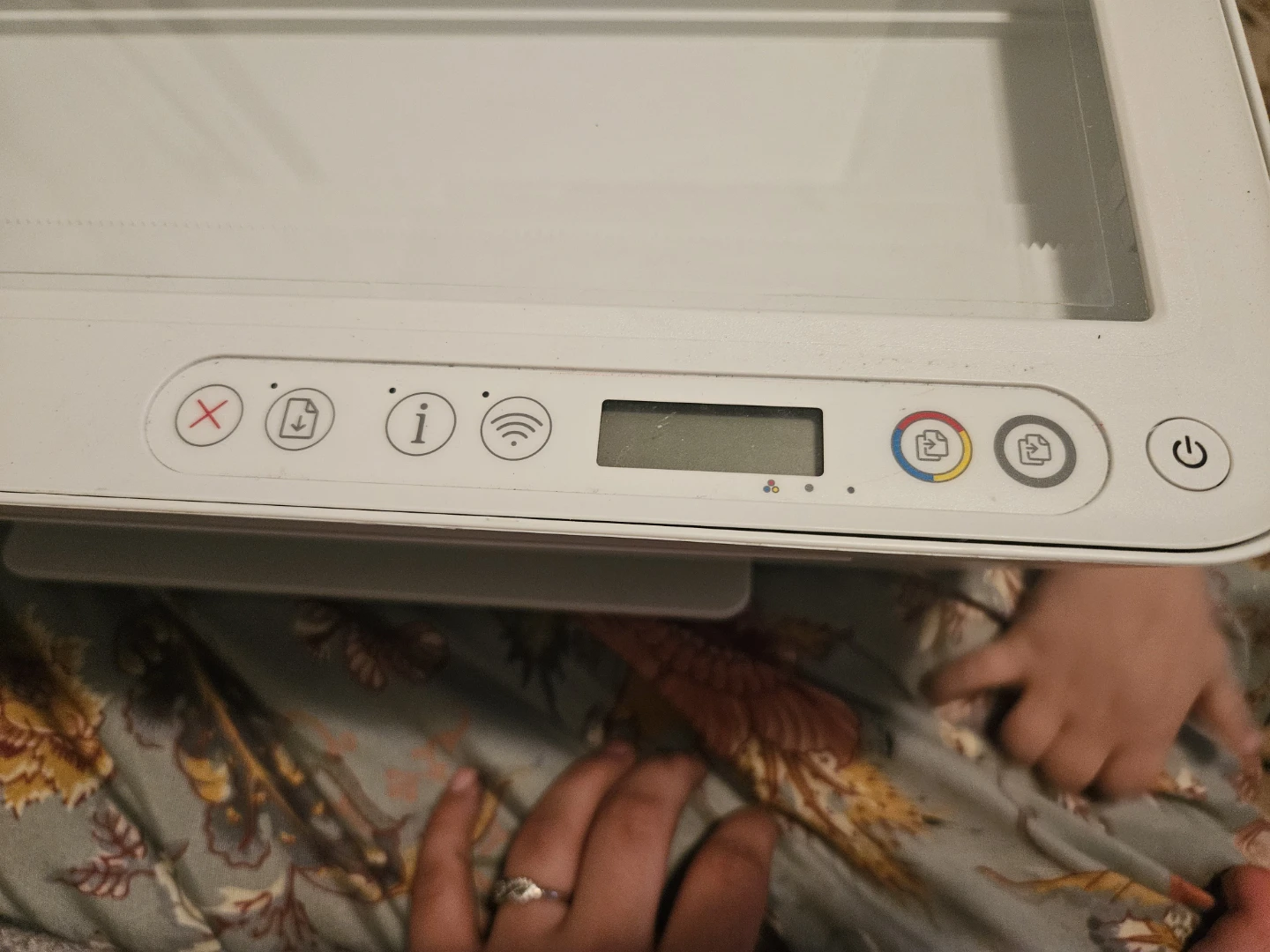 White HP All-in-One Printer - photo 2