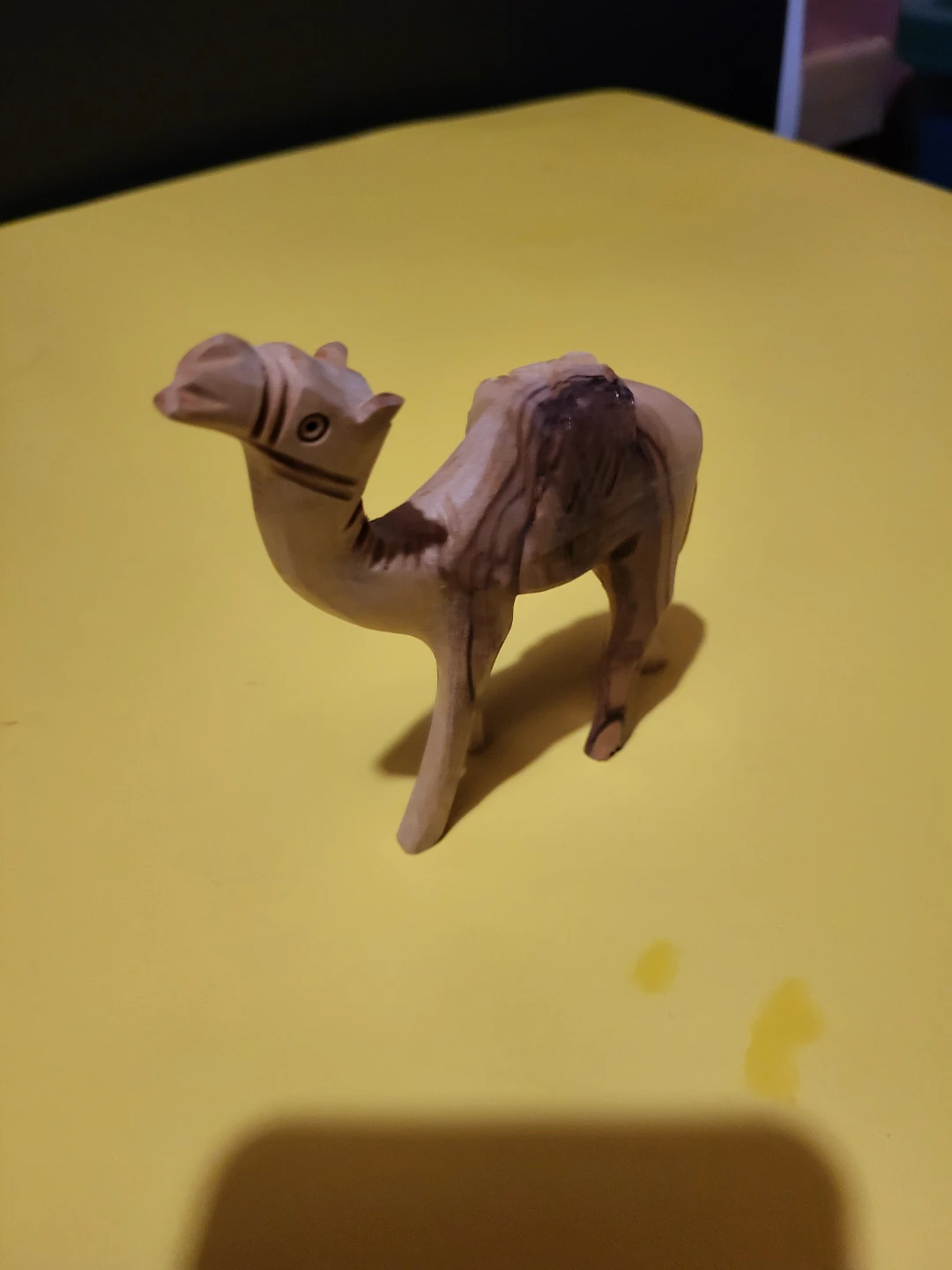 Wooden Camel Figurine
