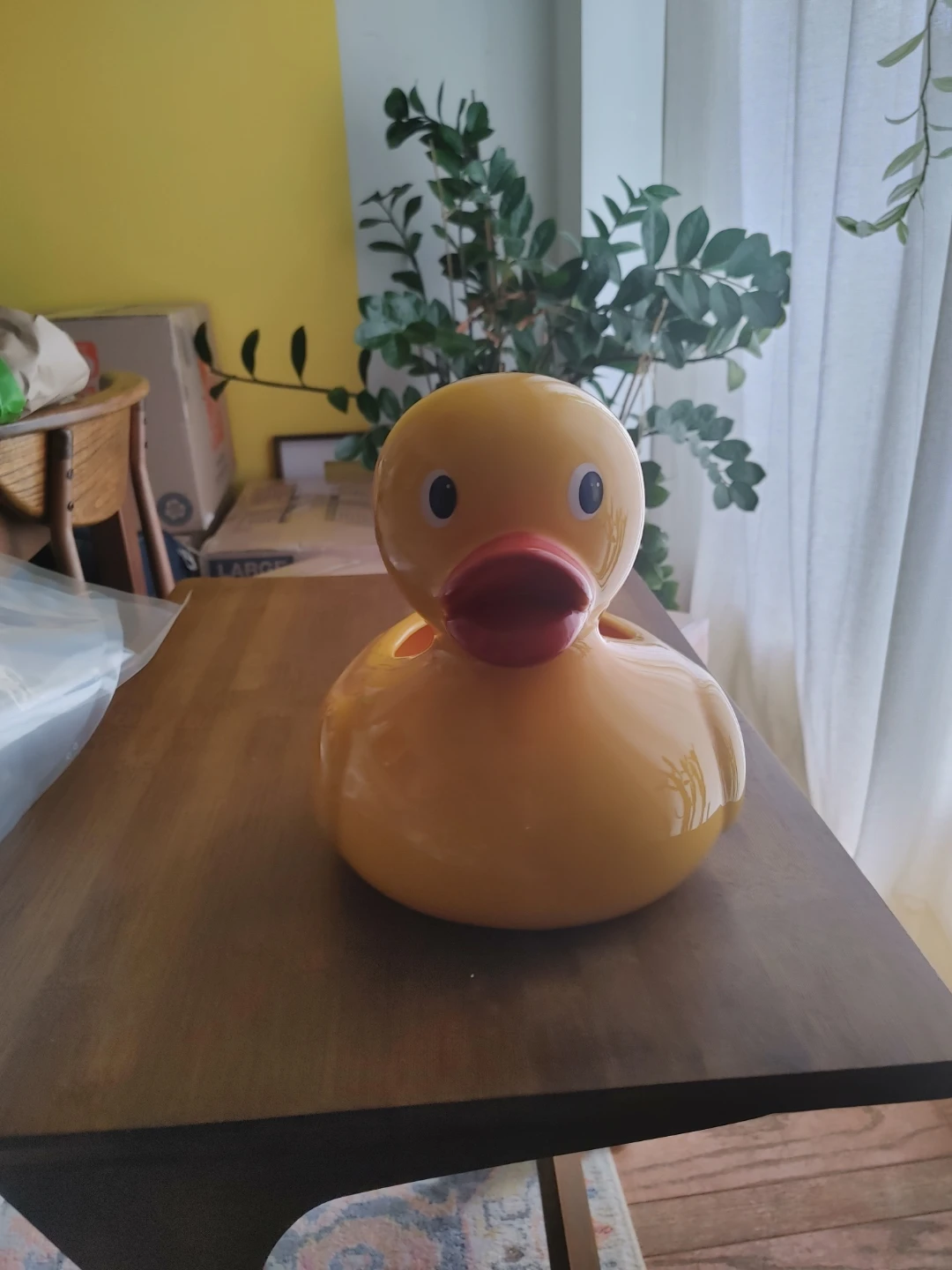 Yellow Duck Ceramic Holder