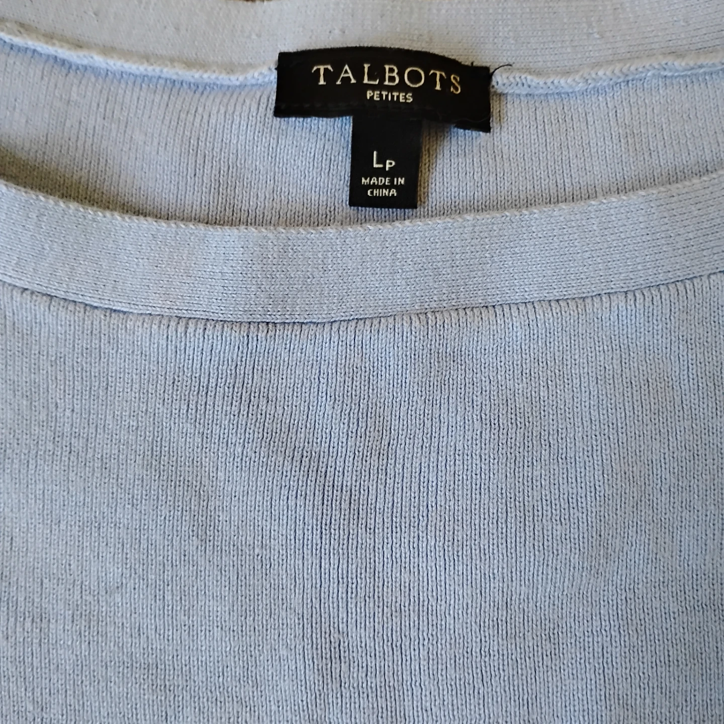 Ladies Light Blue Talbot's Petite Top - photo 2