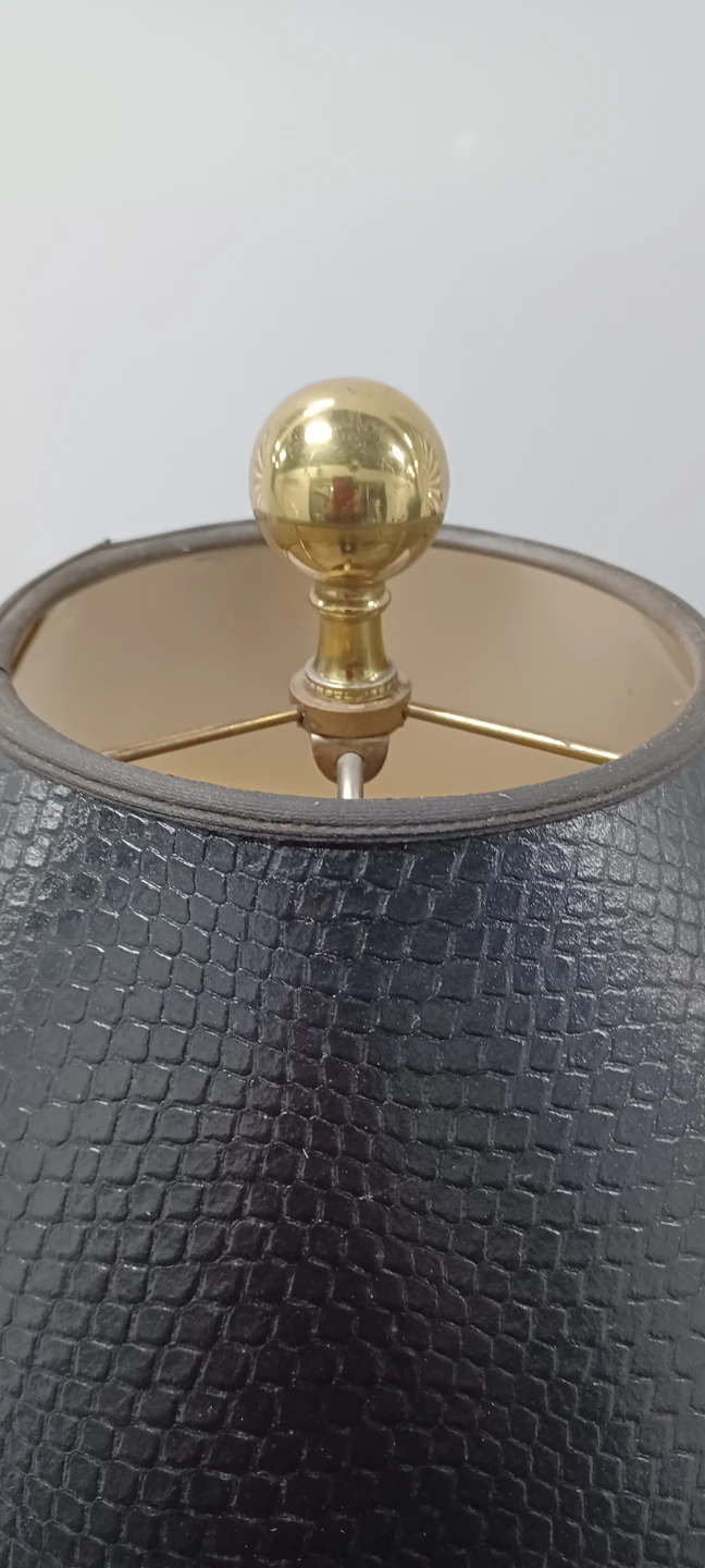 CLASSY STIFFEL FLOOR LAMP Brass/faux leather - photo 4