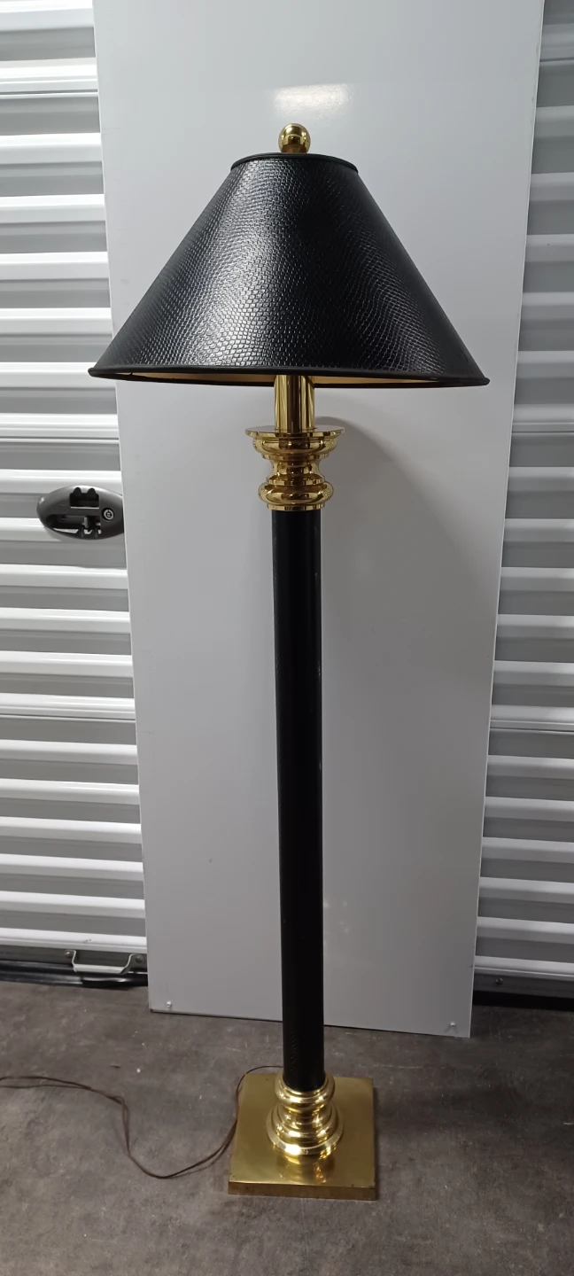 CLASSY STIFFEL FLOOR LAMP Brass/faux leather - photo 5