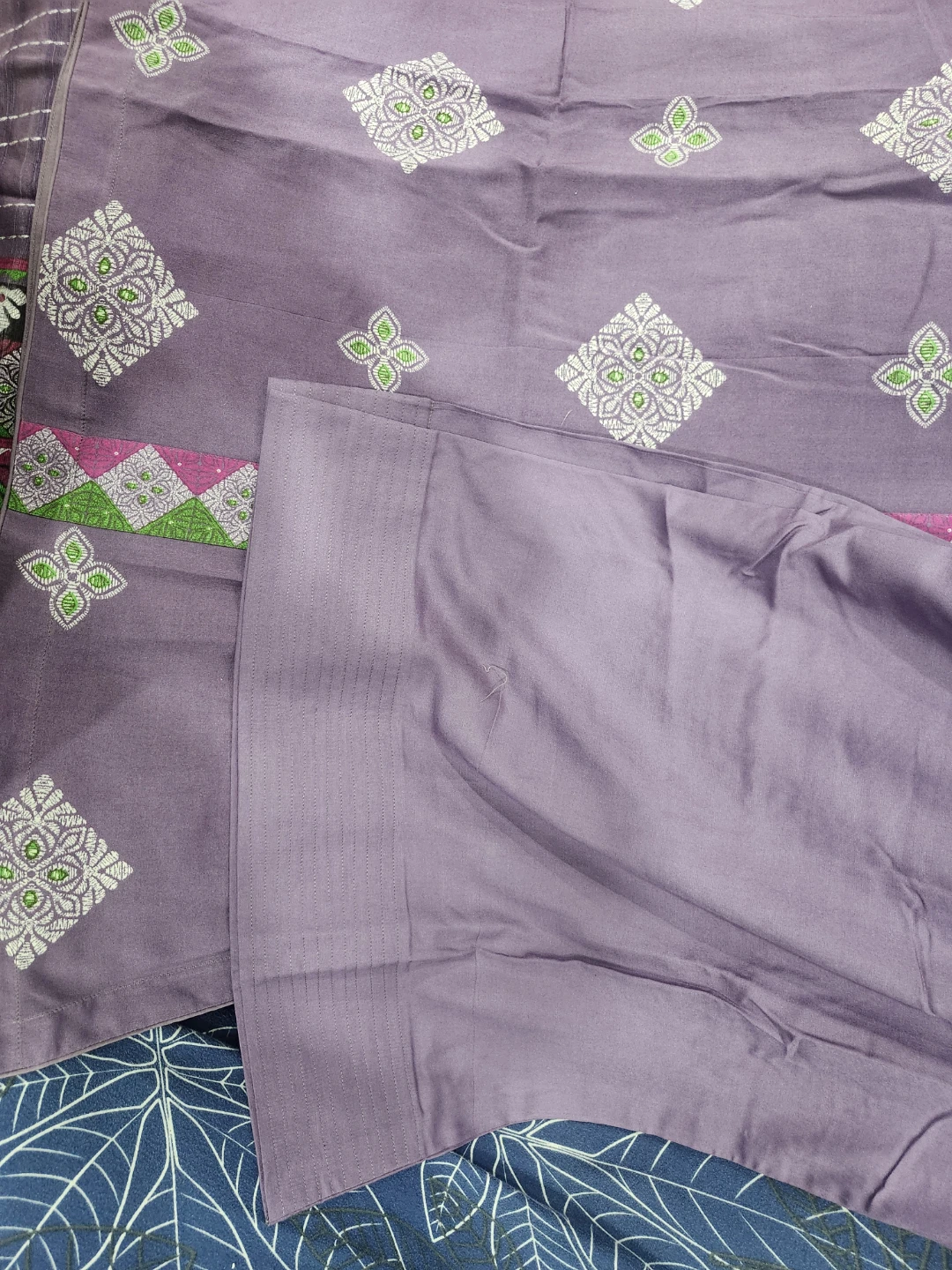 Purple Embroidered 3-Piece Suit - photo 2