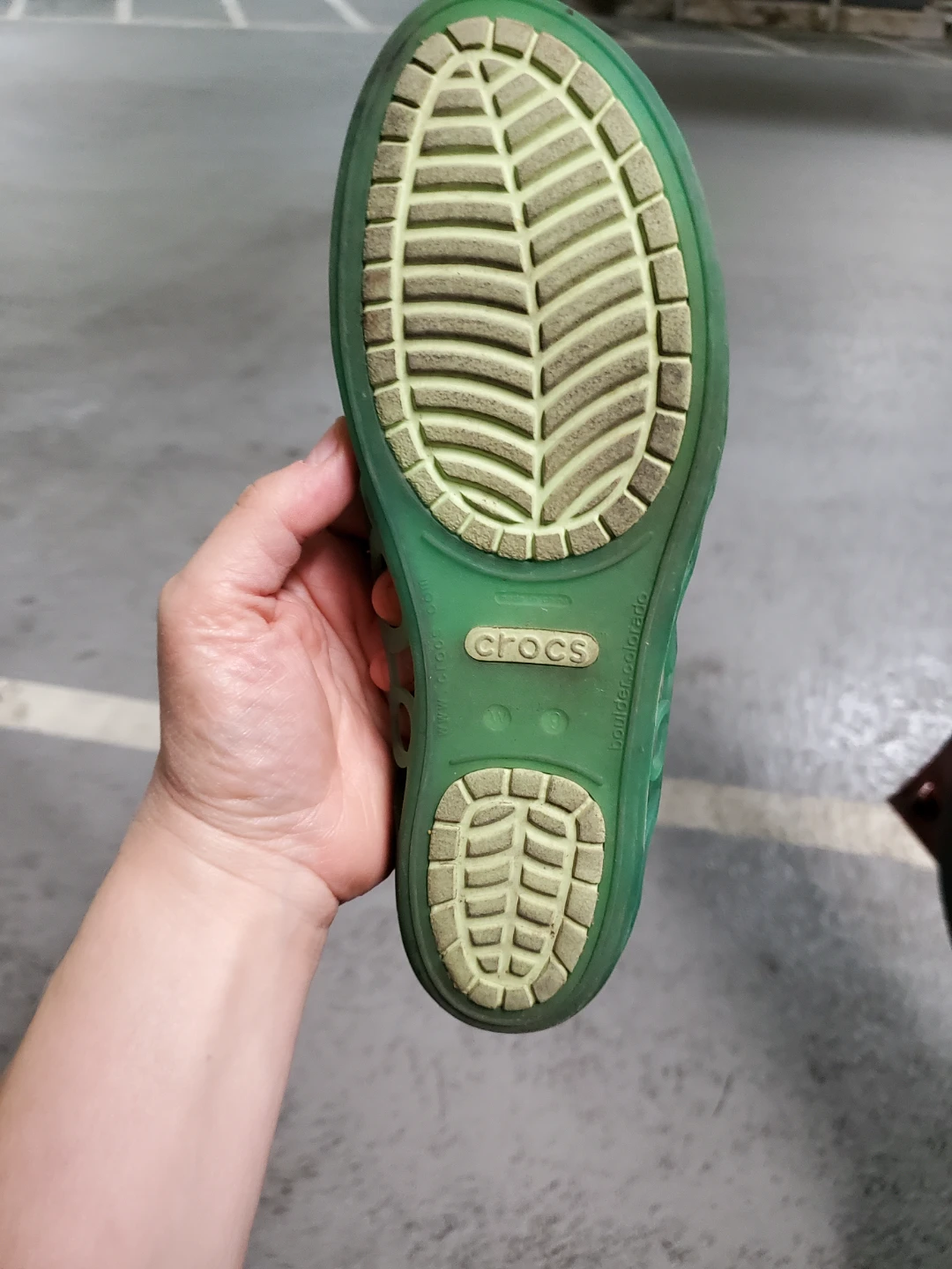 Crocs Women's Green Ballet Flats size 9 ..10 - photo 3